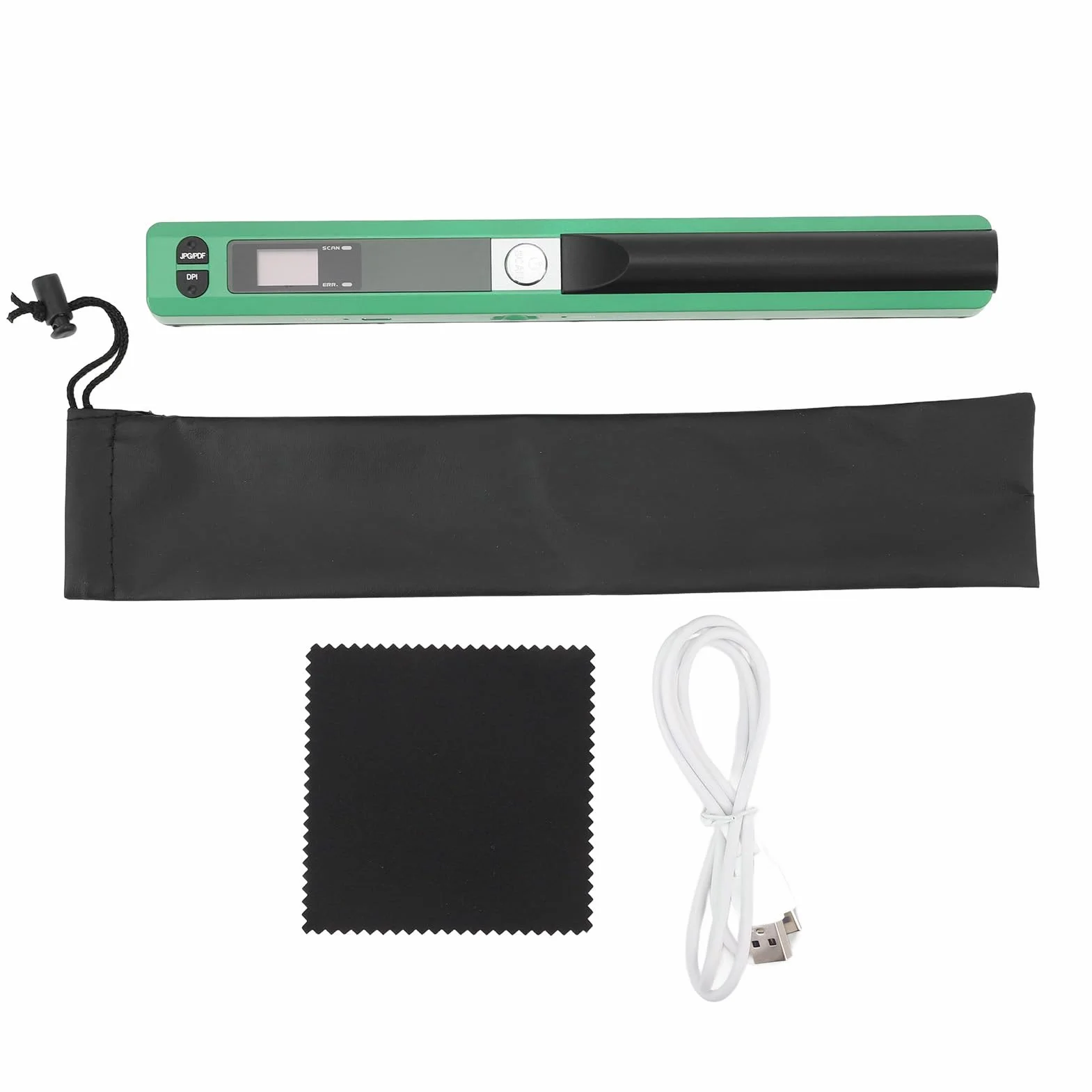 Fafeicy Escáner de Imágenes, Documentos A4 Escáner de Imágenes Portátil Escáner Portátil Multifuncional de 900 Ppp Escáner de Documentos para el Hogar y la Oficina (GREEN)