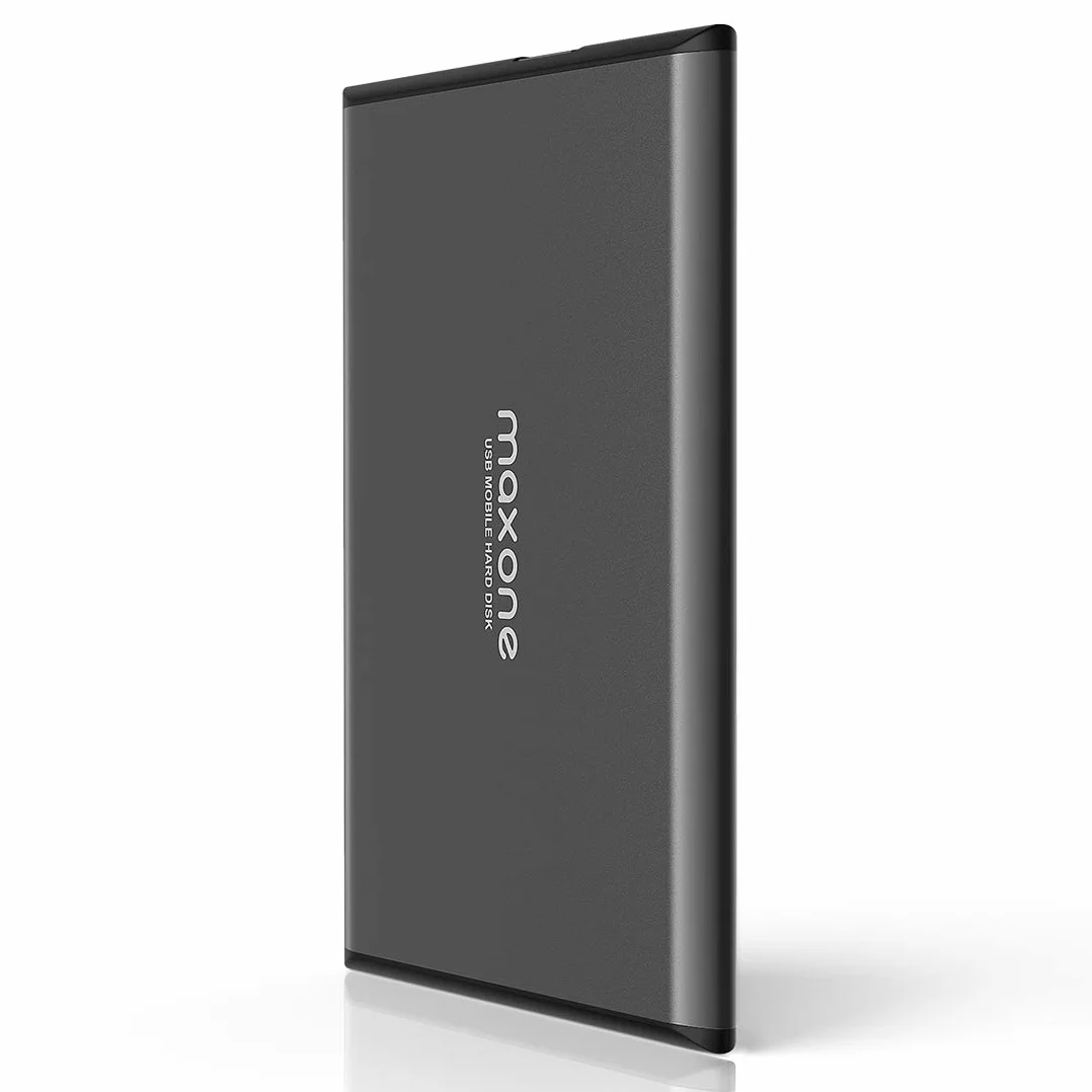 Maxone Disco Duro Externo 500GB 2.5" USB 3.0 HDD Portátil Gris