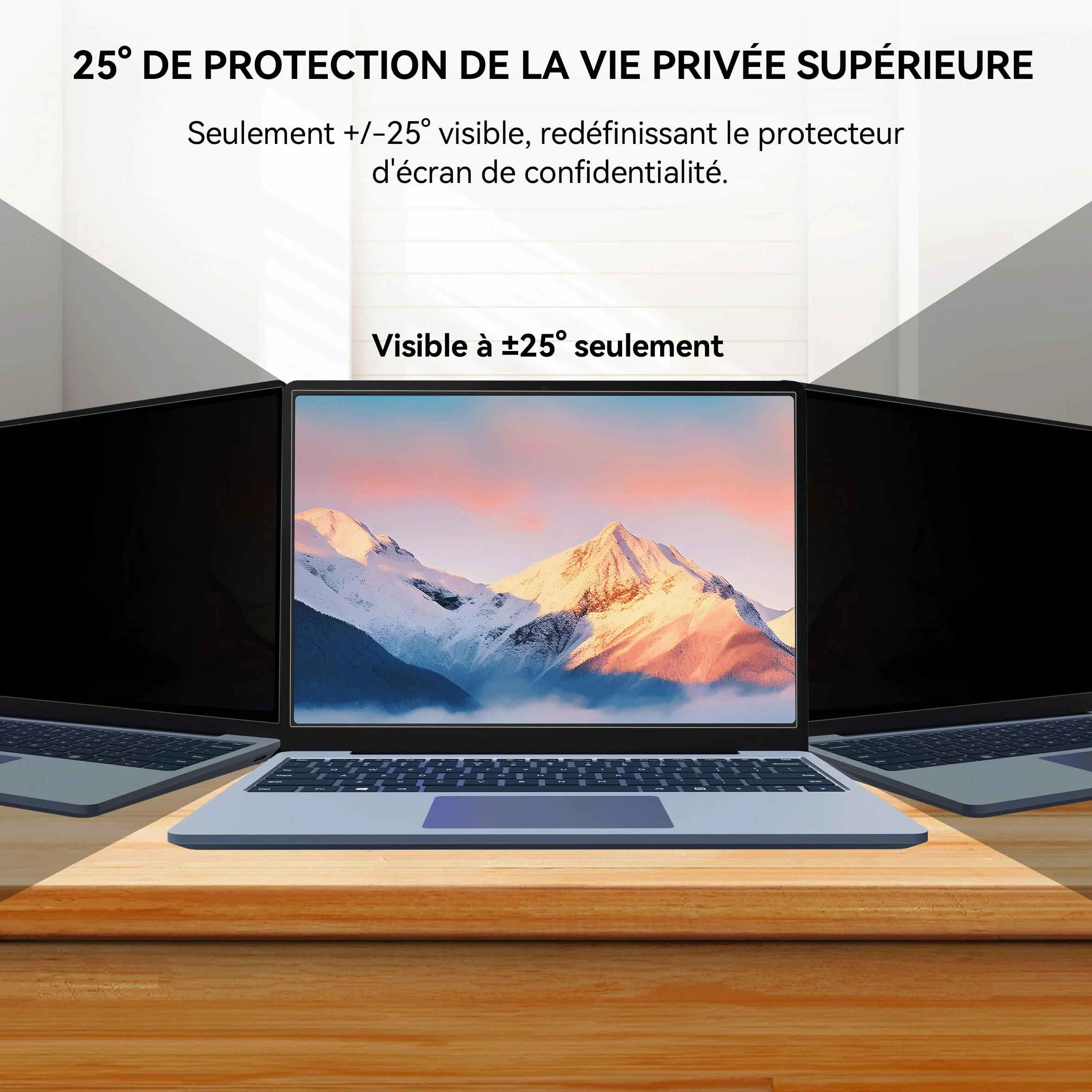 Filtro de privacidad de 14 pulgadas, 16:10, protector de pantalla de privacidad para ordenador portátil HP/Dell/Acer/Lenovo/Thinkpad, extraíble antiespía y luz azul