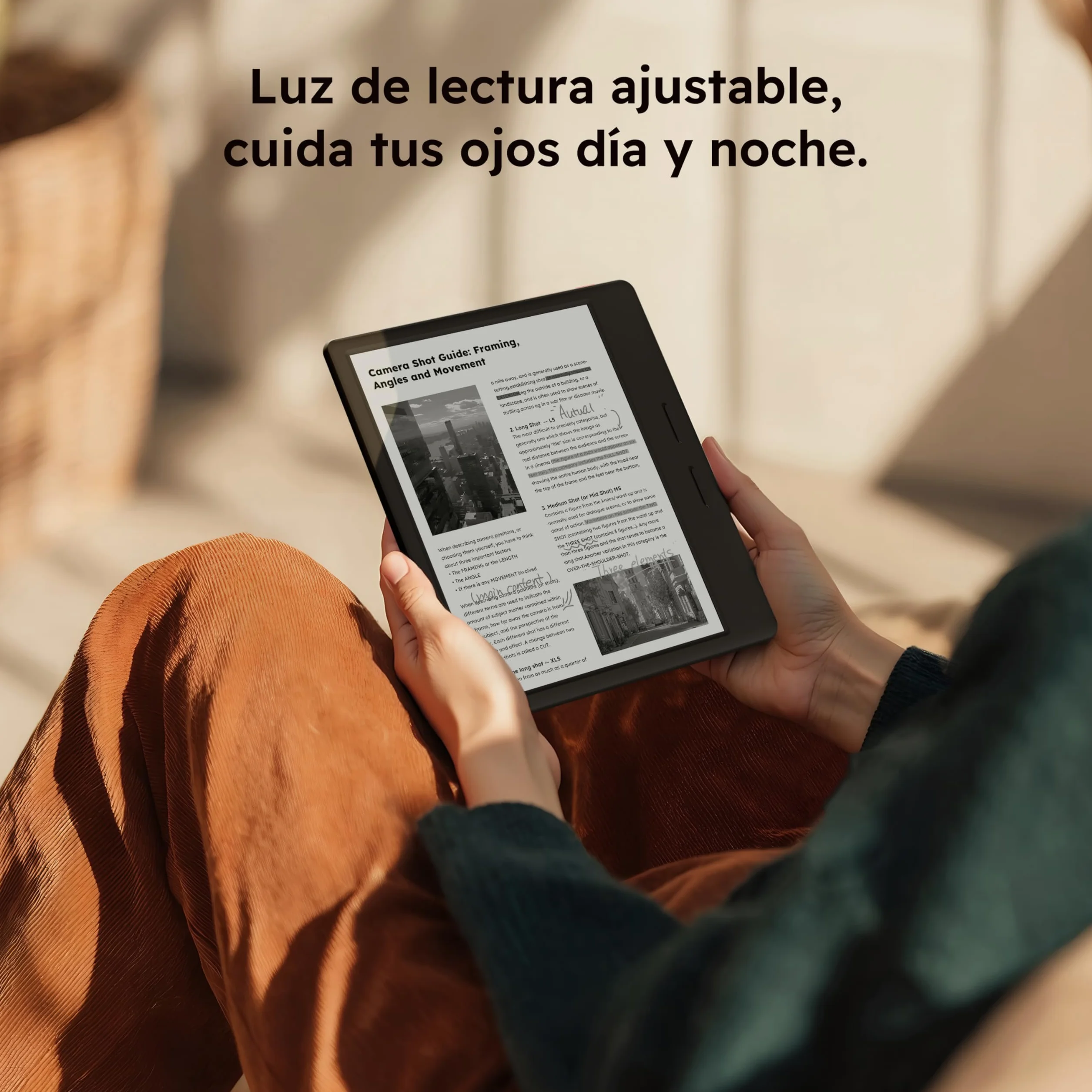 Ocean - Lector de libros electrónicos de 64 GB + 4 GB de 7 pulgadas compatible con escritura a mano, tableta de papel de tinta electrónica de 7 pulgadas con batería de larga duración para leer
