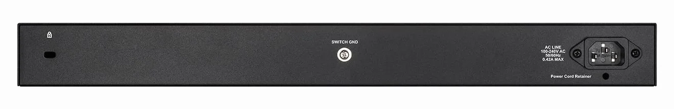 D-Link DGS-1210-28/E - Switch 24 Puertos Gigabit y 4 Puertos SFP Combo 100/1000 Mbps (Altura 1U, VLAN automática para Video vigilancia y telefonía IP) - Solo Cable de alimentación de la UE