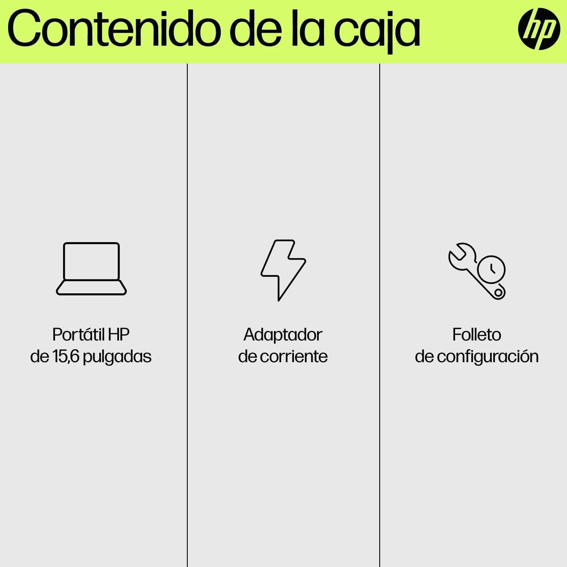 HP 15-fd0261ns - Ordenador portátil de 15.6" FHD (Intel N100, 4GB RAM, 128GB UFS, Intel UHD, Windows 11) Plata - Teclado QWERTY Español - Incluye Microsoft 365 Personal 12 Meses
