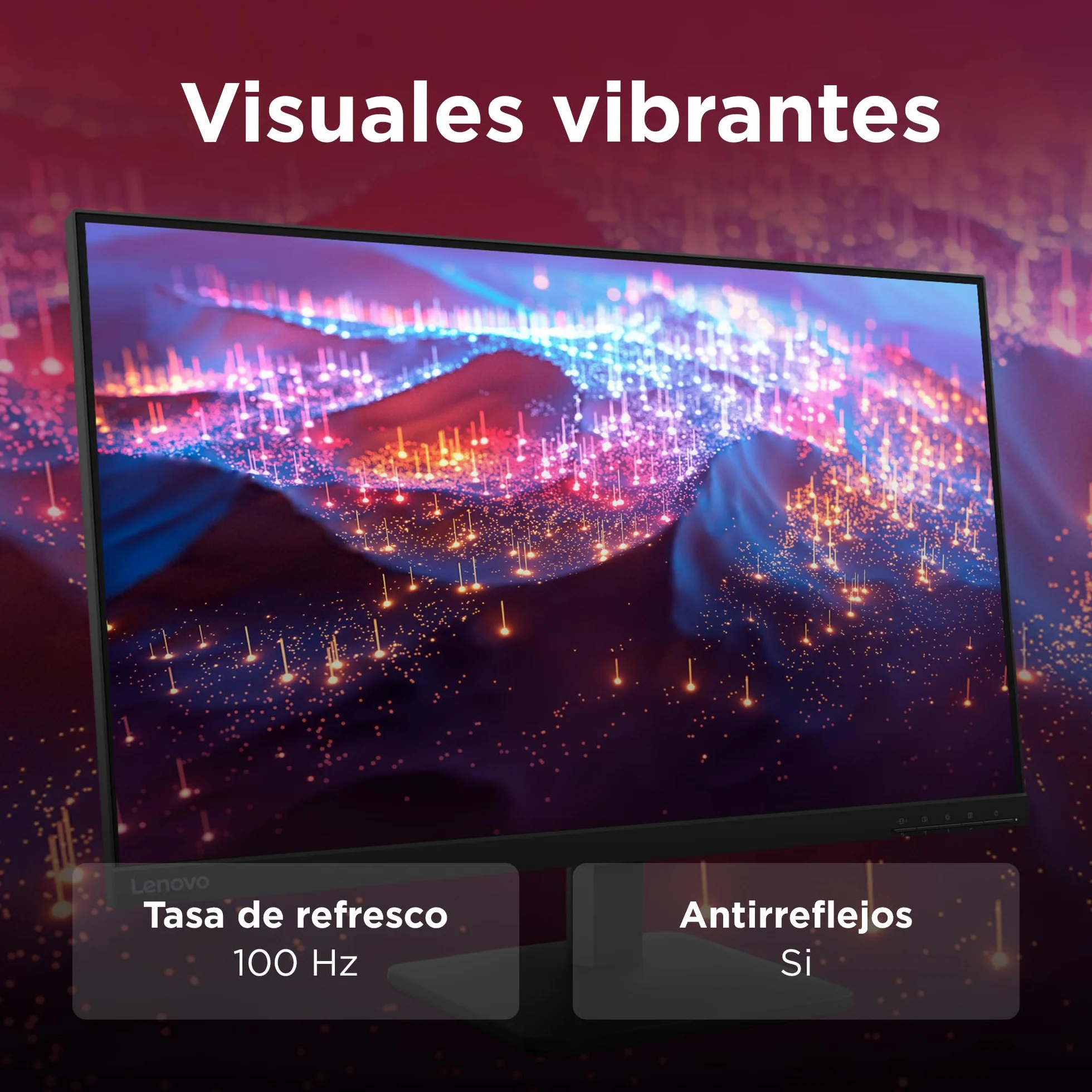 Lenovo L27-4e Monitor FHD 27" IPS HDMI VGA 100Hz 4ms 99% sRGB VESA 100mm Negro
