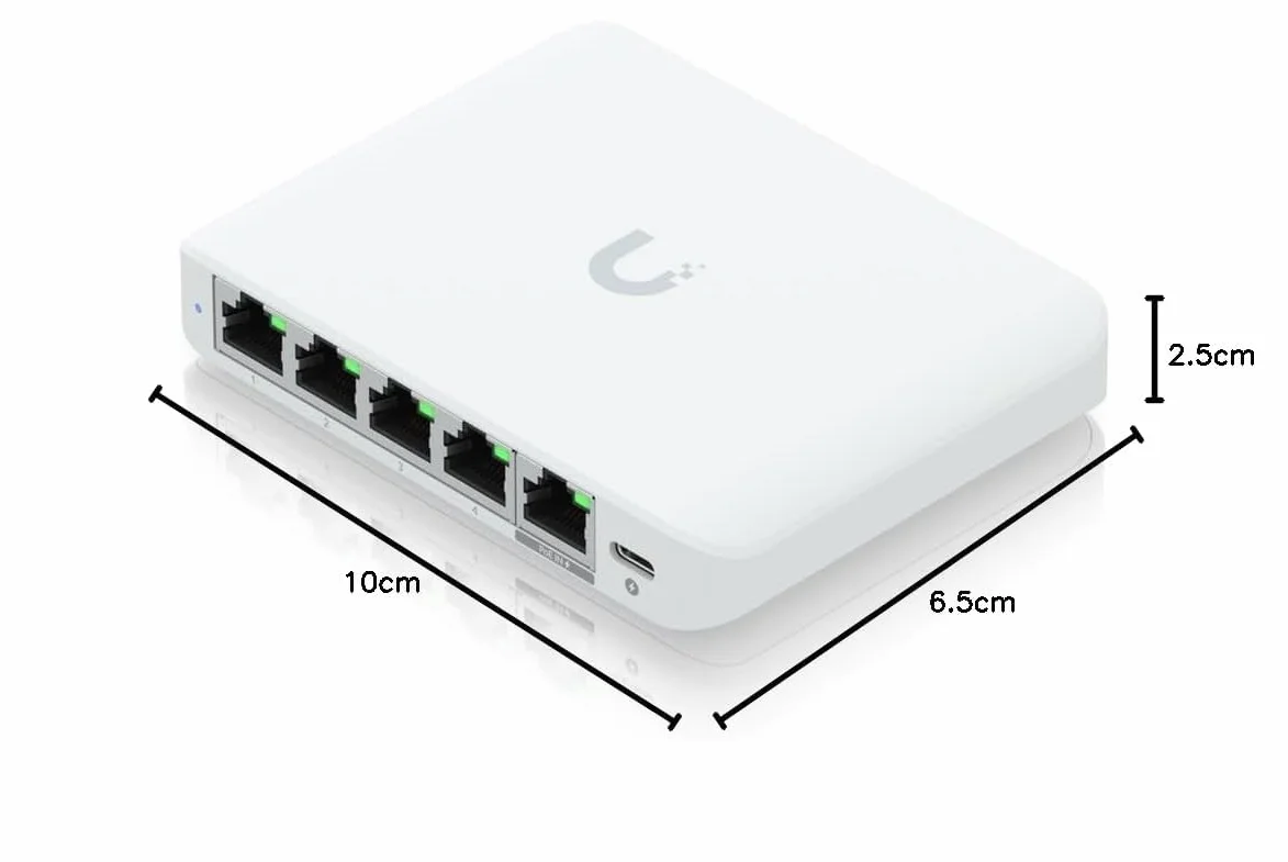 Ubiquiti Unifi Usw Flex 2.5g Compact 8 Port Switch - UsW-FleX-2.5G-8 - Eu Psu