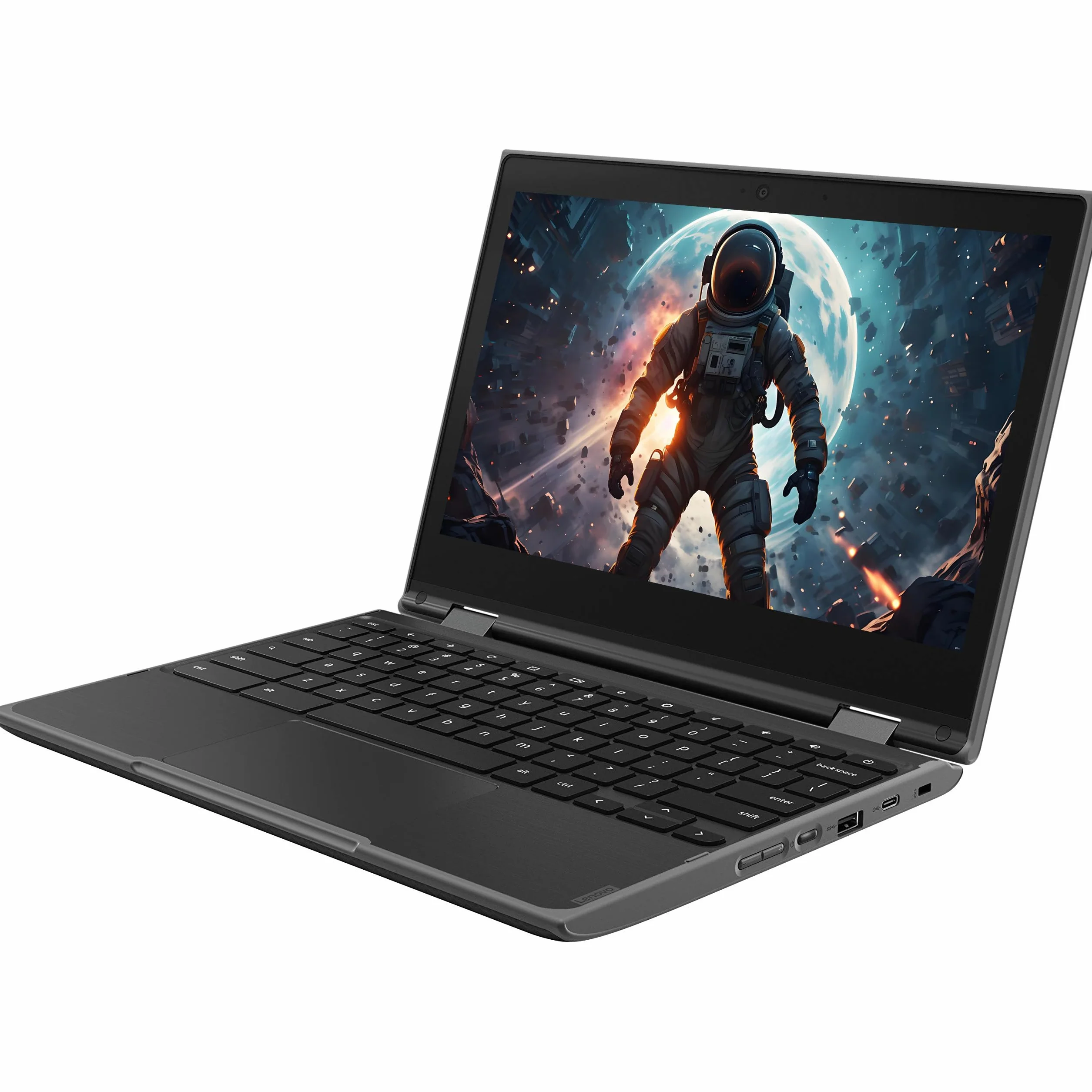 Lenovo Ordenador portátil Chromebook 300e 2 en 1 con pantalla táctil, 11,6 pulgadas (1366 x 768), Intel Celeron N4020, 4 GB de RAM, 32 GB SSD, teclado japonés, Chrome OS (reacondicionado)