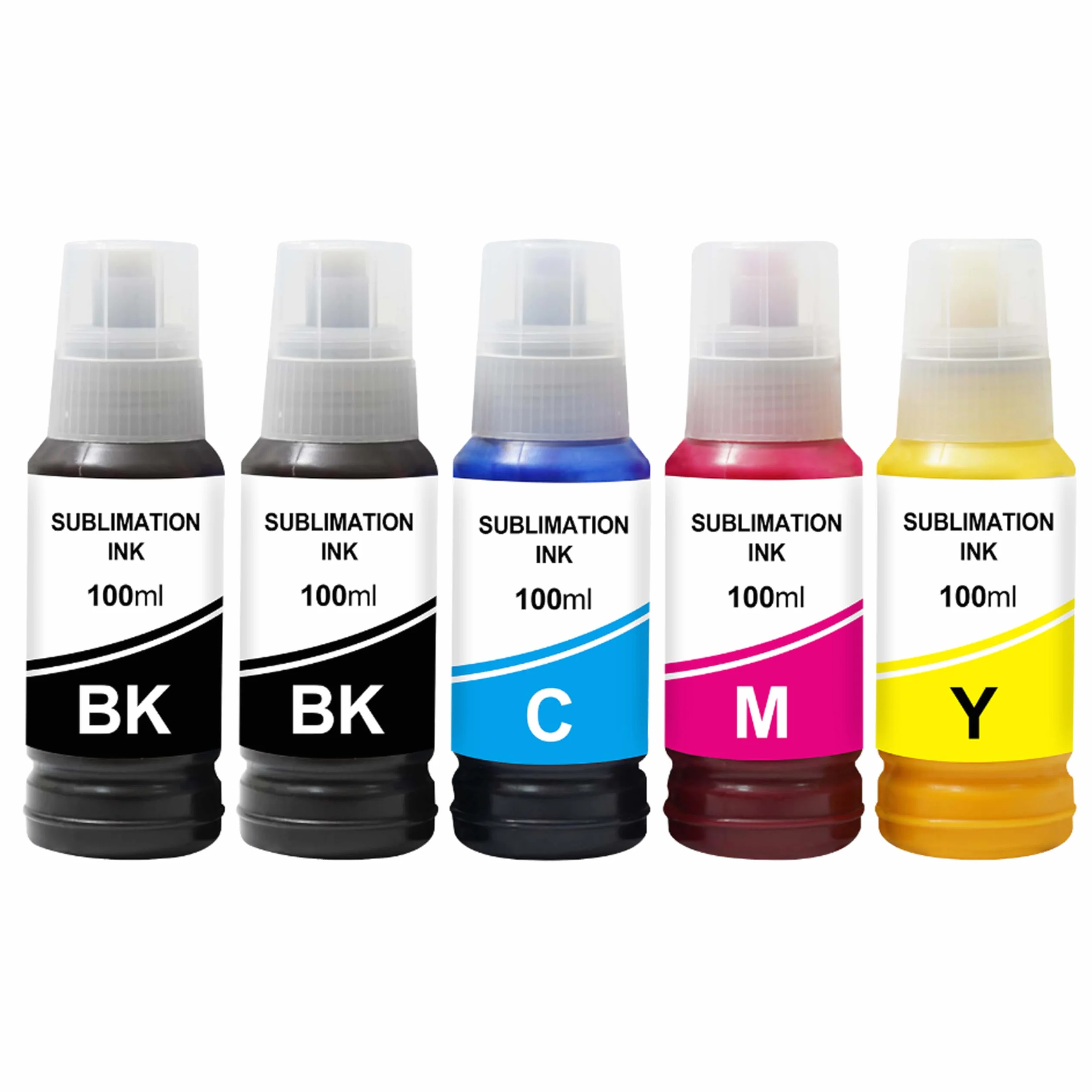 Tinta para sublimación para ET2720 ET2750 ET2760 ET-2803 ET-2850 ET-3850 ET-3830 ET4700 ET-4760 ET-4800 WF2750 ET1500000 Tinta de Transferencia Therte, Mica (5 Pack)