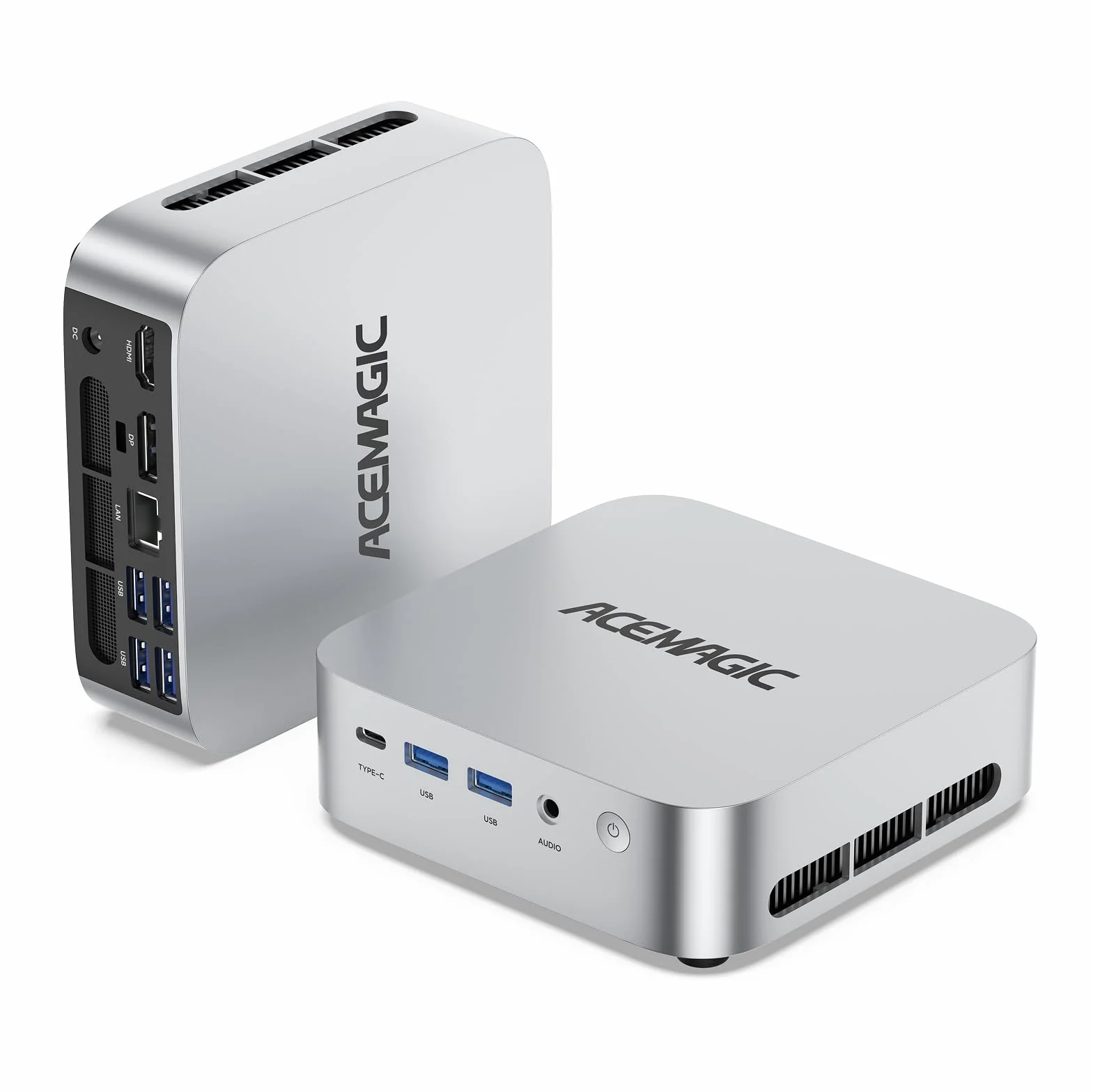 ACEMAGIC Matrix Mini M1 Mini PC, Windows 11 Pro, AMD Ryzen 7 7735HS(8C/16T,hasta 4,75 GHz),AMD Radeon™ Graphics,16GB LPDDR5 512GB SSD Mini Ordenador Soporte 4K Triple Pantalla/2.5G LAN/WiFi 6/BT5.2