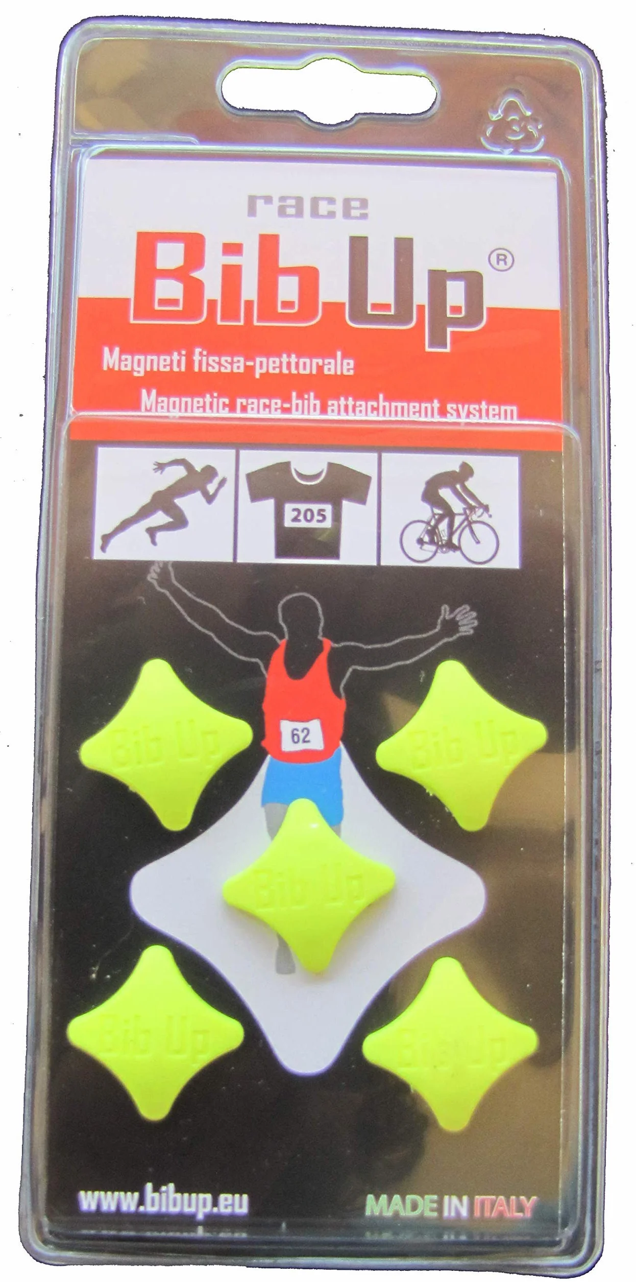 BibUp 3.0 Sistema magnético fijación número Carrera