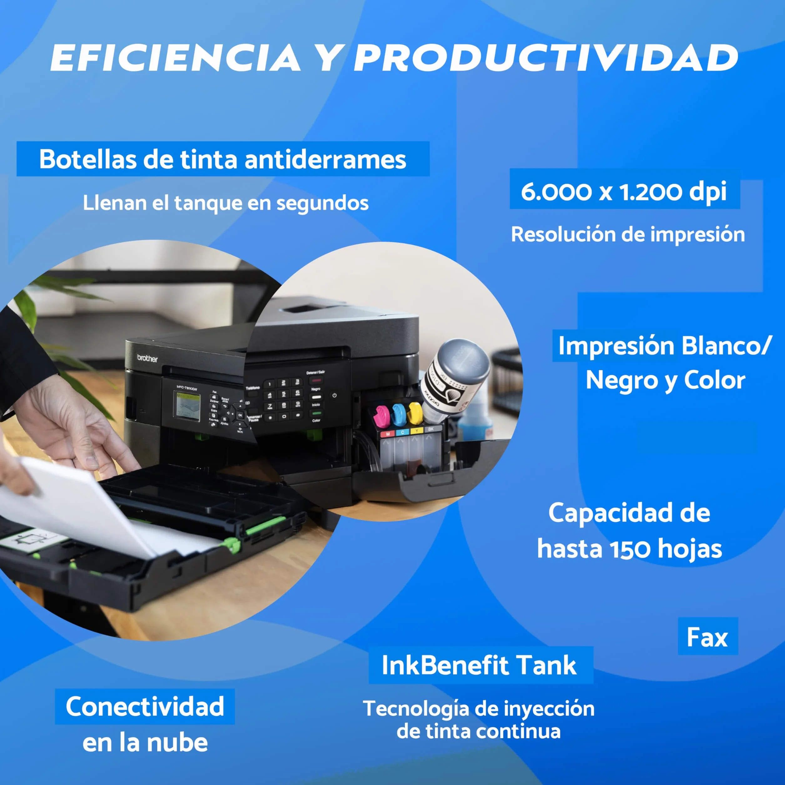 Brother Multifuncional InkBenefit Tank MFC-T930DW