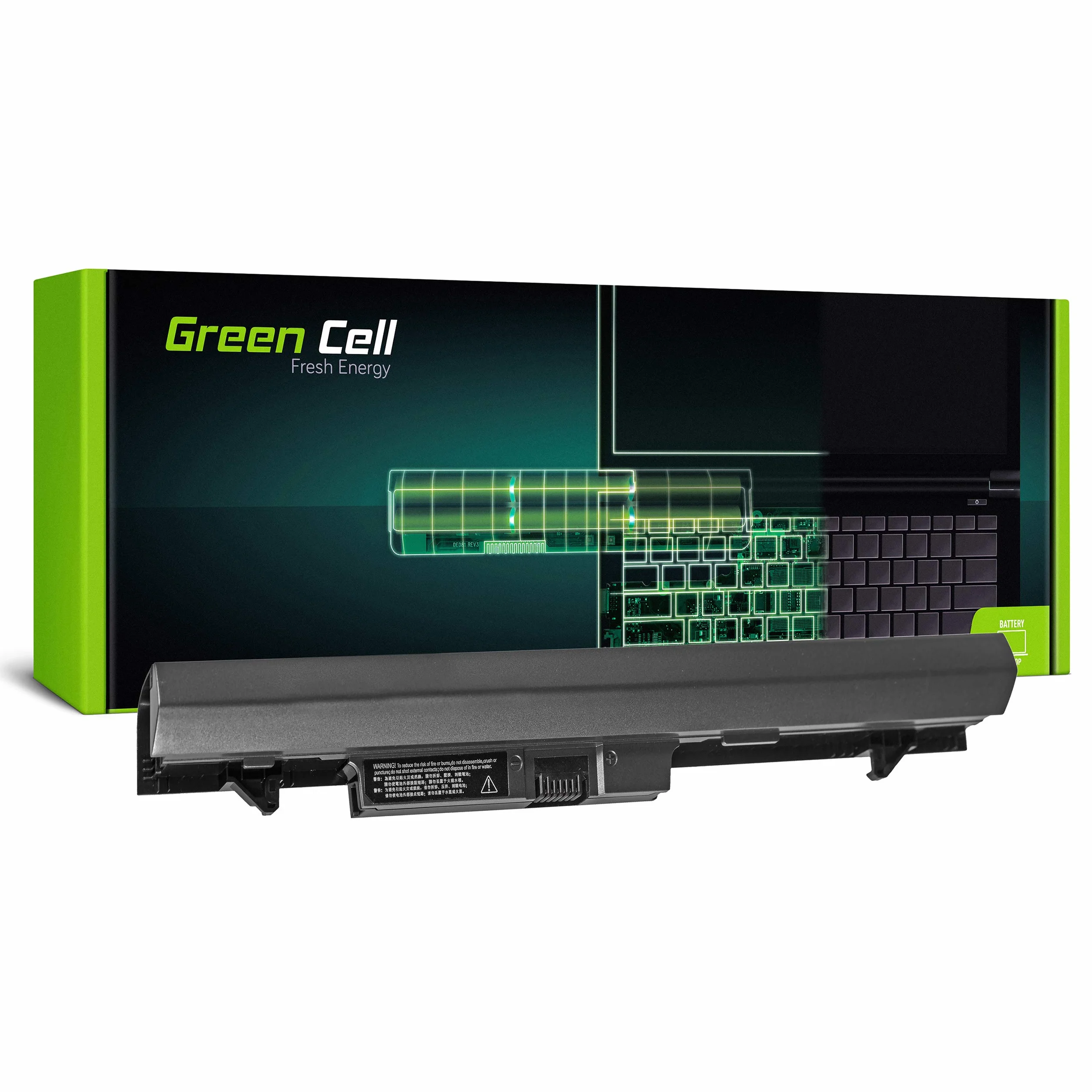 Green Cell Batería RA04 RA04XL 708459-001 745662-001 745416-121 707618-541 HSTNN-IB4L para HP ProBook 430 G1 G2 Portátil (2200mAh 14.8V, Color Negro)