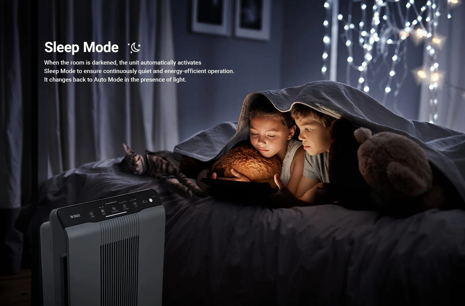 WINIX 5300-2 Purificador de aire CADR 390 m³/h 99 m² Filtra 99,999% polen polvo humo Monitor calidad aire