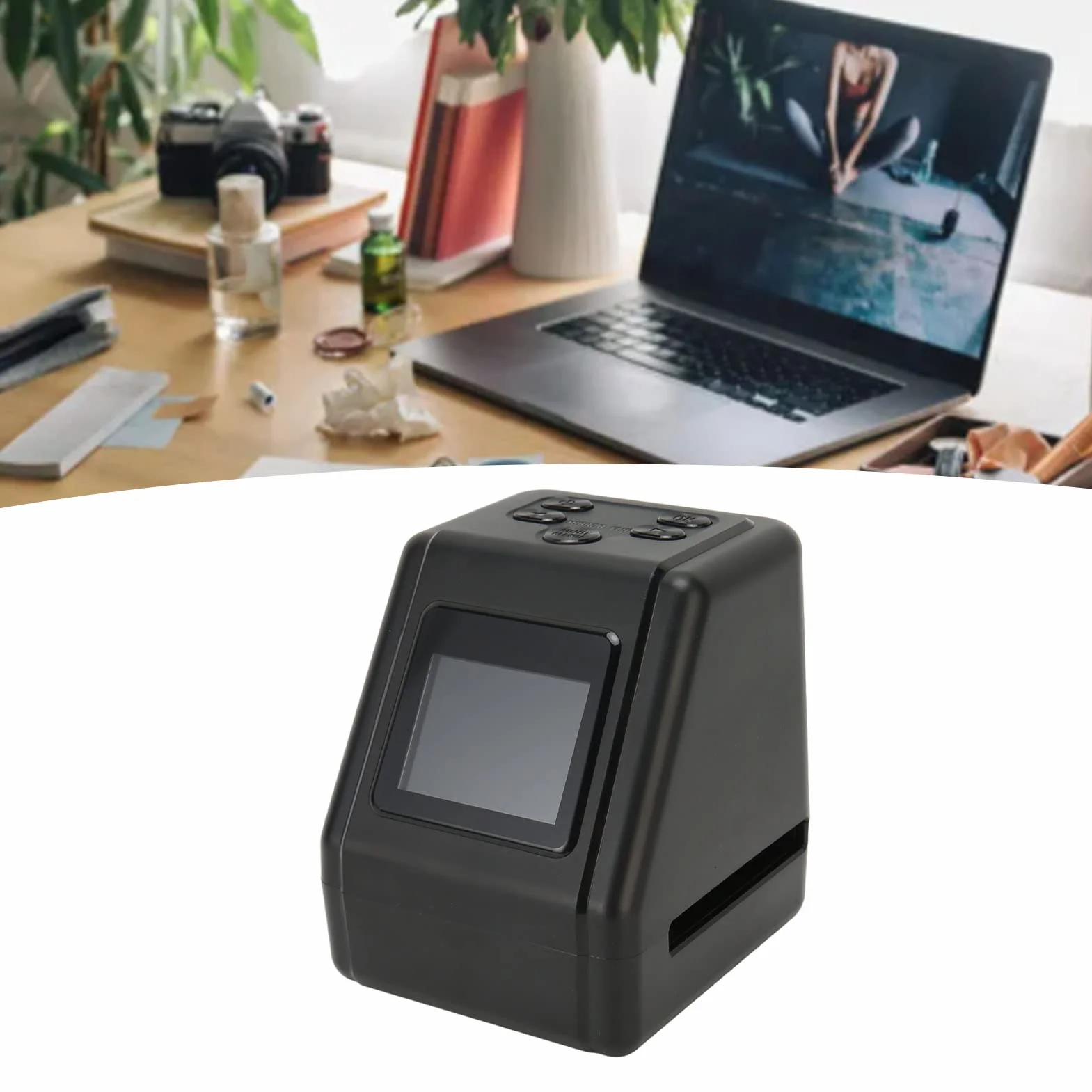 Yctze áNer de Diapositivas y Películas de 2,0 Pulgadas para Entusiastas del Archivado Fotos Familiares Convierte Películas Diapositivas y Negativos 135 110 126 Super 8 Fotos Jpg