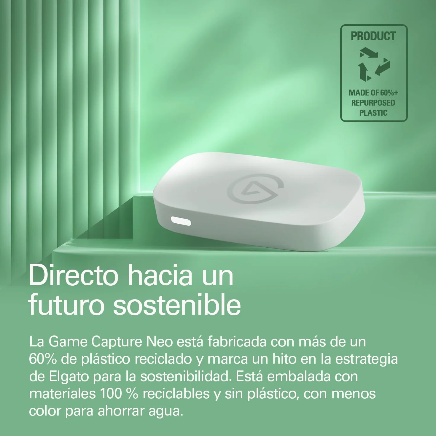 Elgato Game Capture Neo – Capturadora portátil USB con traspaso a 4K60 HDR, grabación a 1080p60 – Para PS5|Xbox|Nintendo Switch 2|iPhone – OBS, Quicktime, etc. - Plug & Play, Para Laptop|PC|Mac|iPad