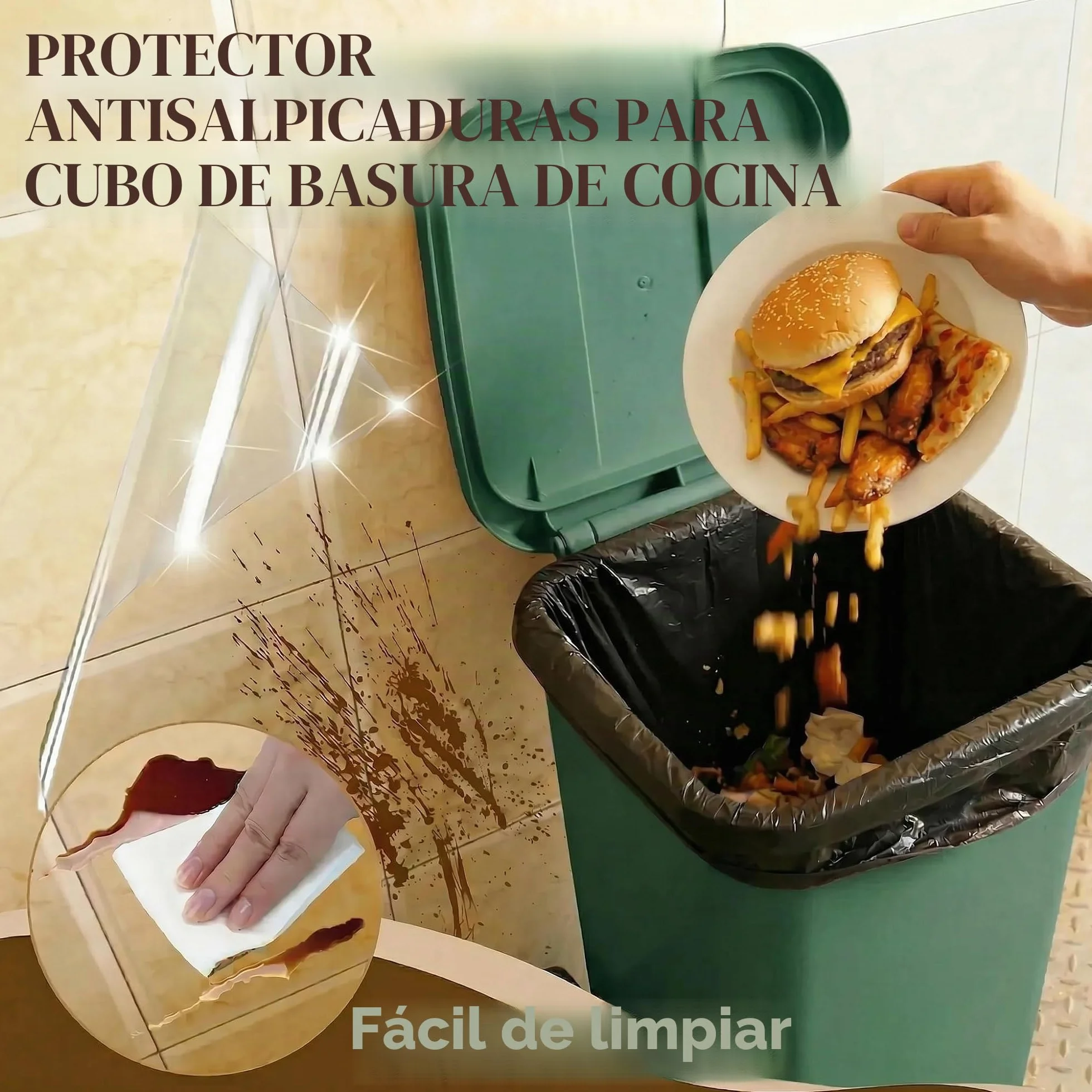 Lámina protectora de pared transparente autoadhesiva protección electrostática