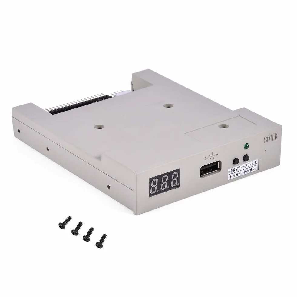 SFRM72-FU-DL Emulador de disquetera USB, emulador USB para órgano eléctrico Yamaha Korg Roland 720KB, con memoria flash incorporada 720KB, formato FAT12, admite archivo de imagen de 100 discos
