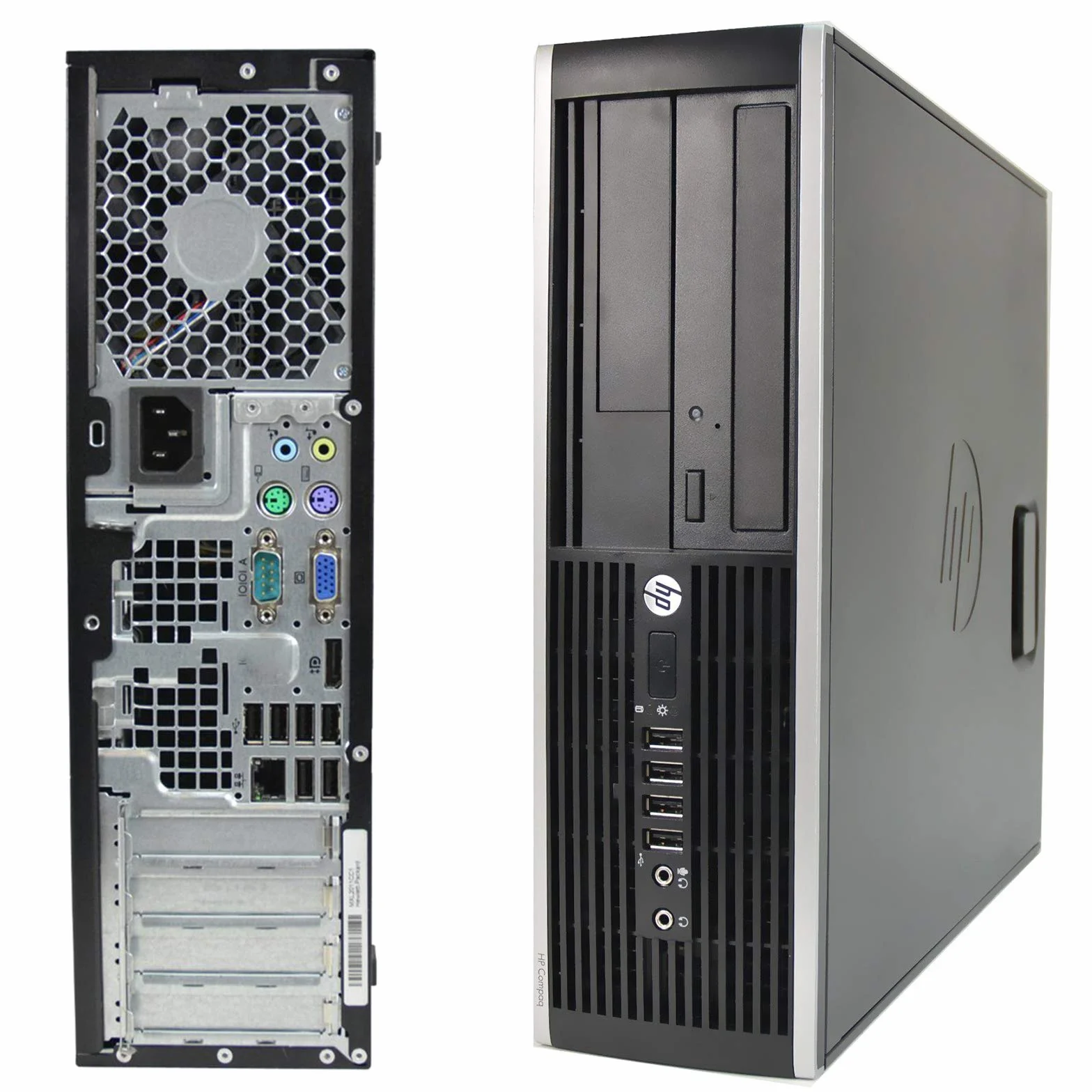 PC fijo Windows 11 Pro ordenador de sobremesa 8000 Intel Core 2 Duo/4 GB RAM/SSD de 128 GB + 500 GB disco duro/DVD-ROM económico oferta con doble memoria (reacondicionado certificado) compatible