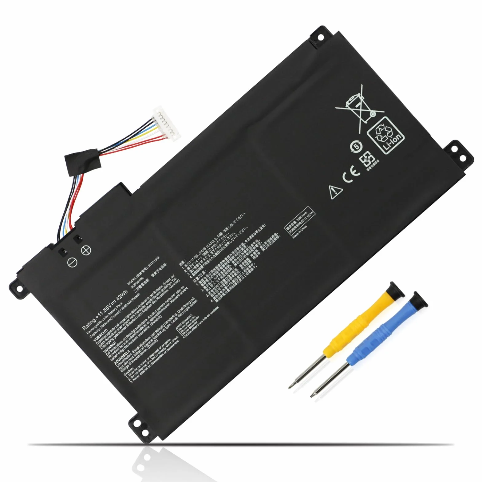 B31N1912 C31N1912 Batería para ASUS VivoBook Go 14 15 E410 E510 L410 L510 E410KA E410MA E510KA E510MA L410M L510M R522 L410MA L510MA F414MA R522M R522MA L410MA-EB256T E410KA-EB185WS E410KA-EB241WS