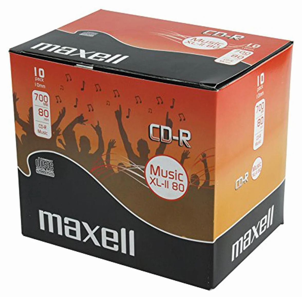 Maxell MAX-CRA80JC - CD-RW vírgenes