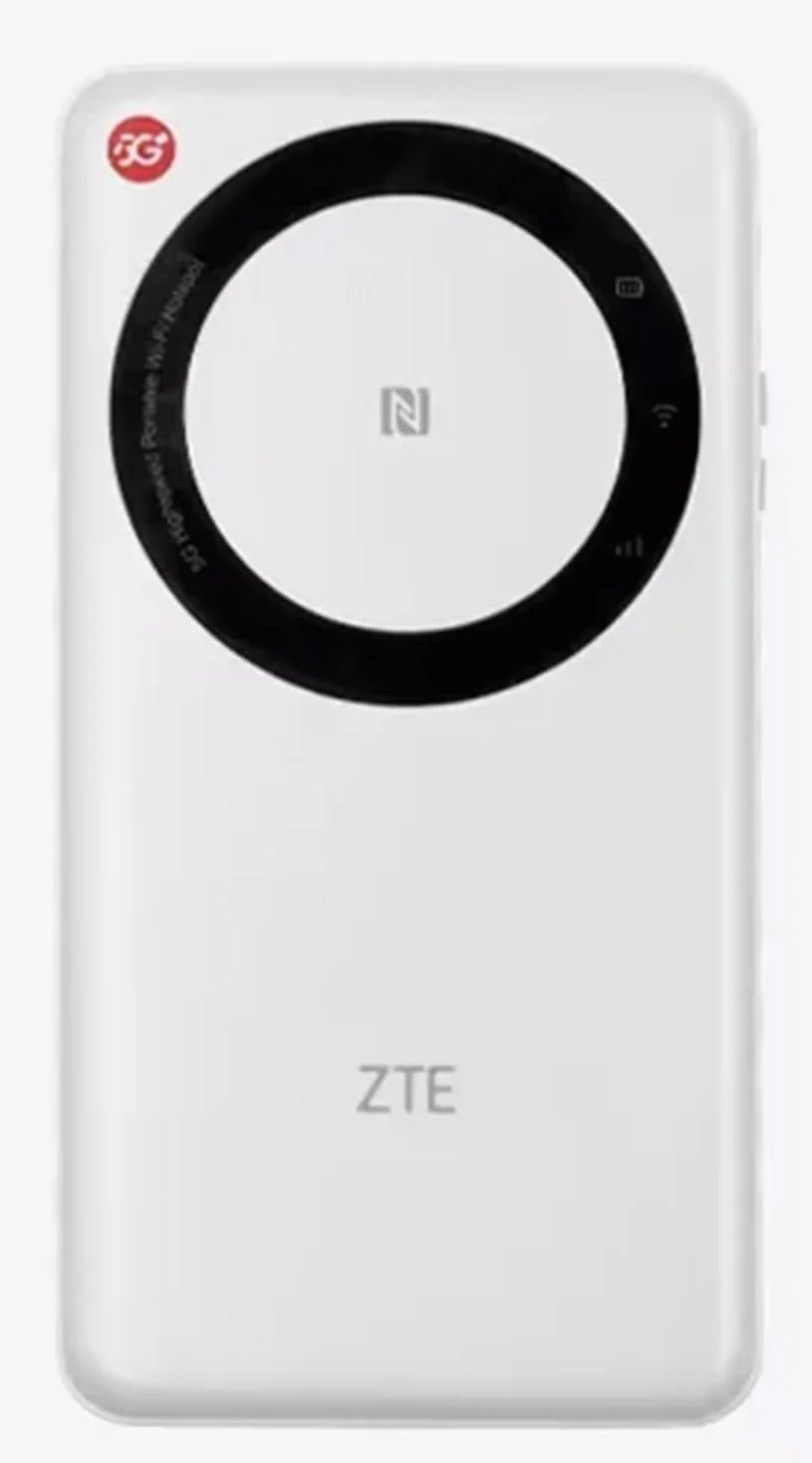 ZTE 5G Pocket WiFi U30 Air 4500mAh Tipo-C 867Mbps 2.4/5GHz Dual Band Portable Hotspot 5G 4G LTE Tarjeta SIM Router Móvil - Blanco