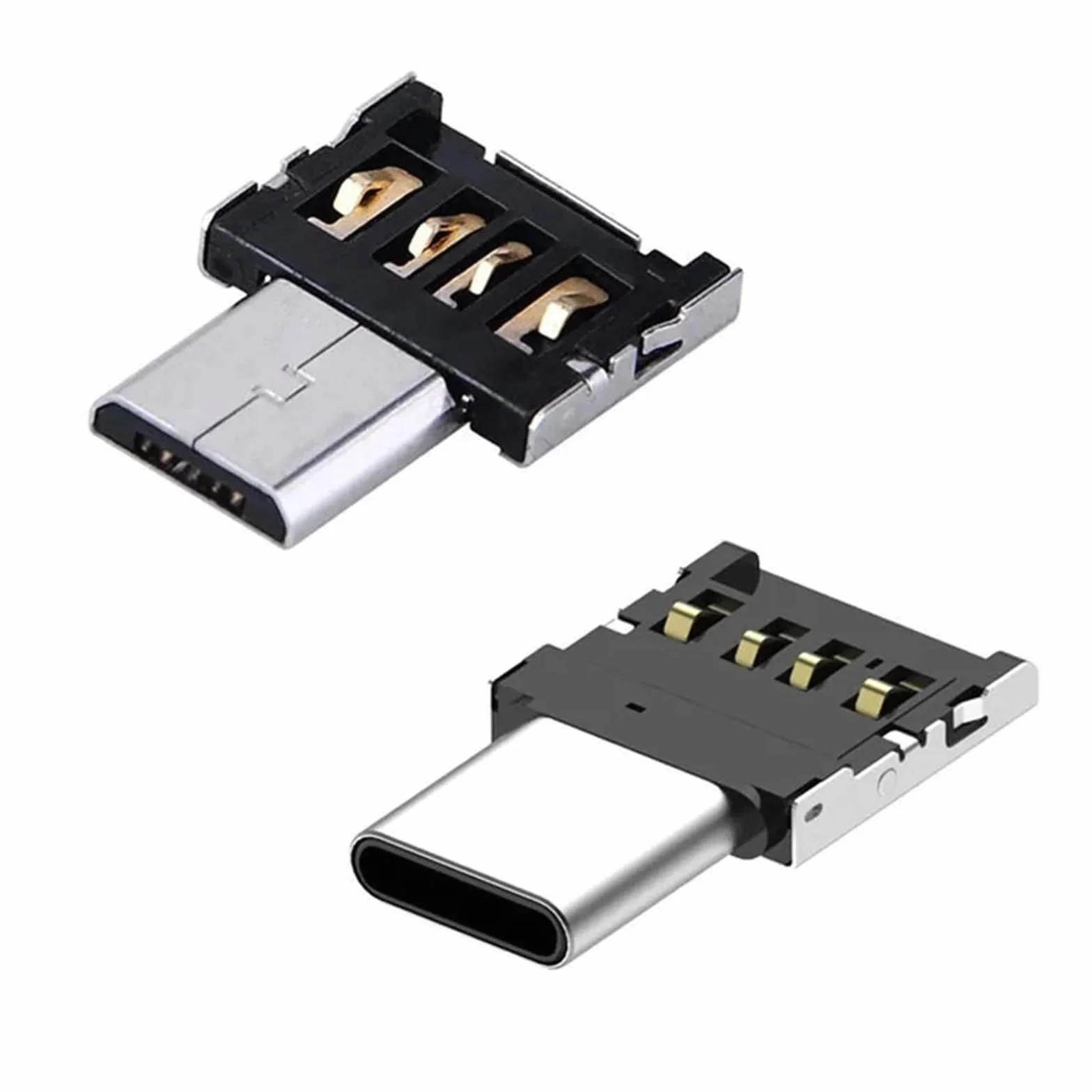 Adaptador USB C a USB tipo C OTG Cable para MacBook Android Phone (tipo C, 5 piezas)