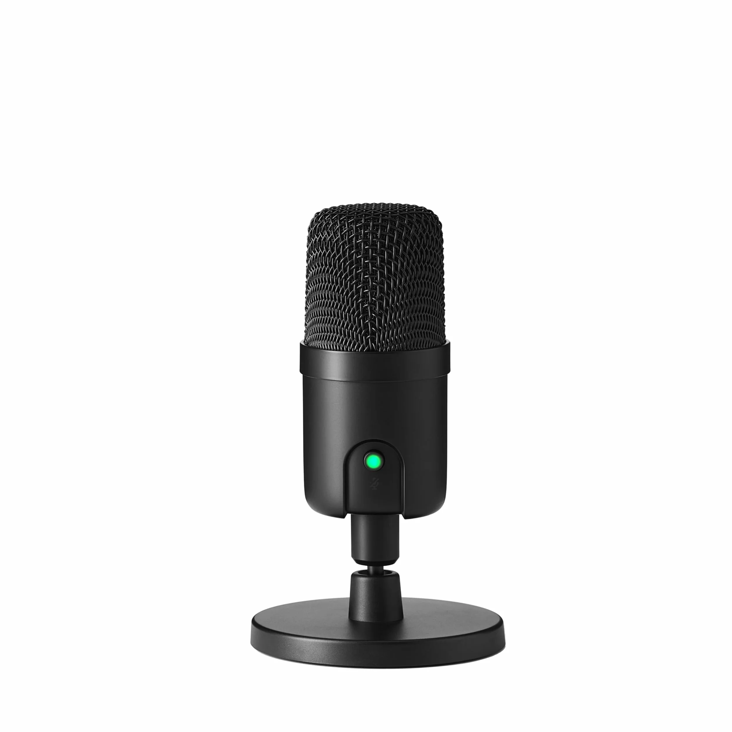 Amazon Basics Micrófono condensador mini-USB para streaming, juegos, podcasts, con patrón cardioide, Black