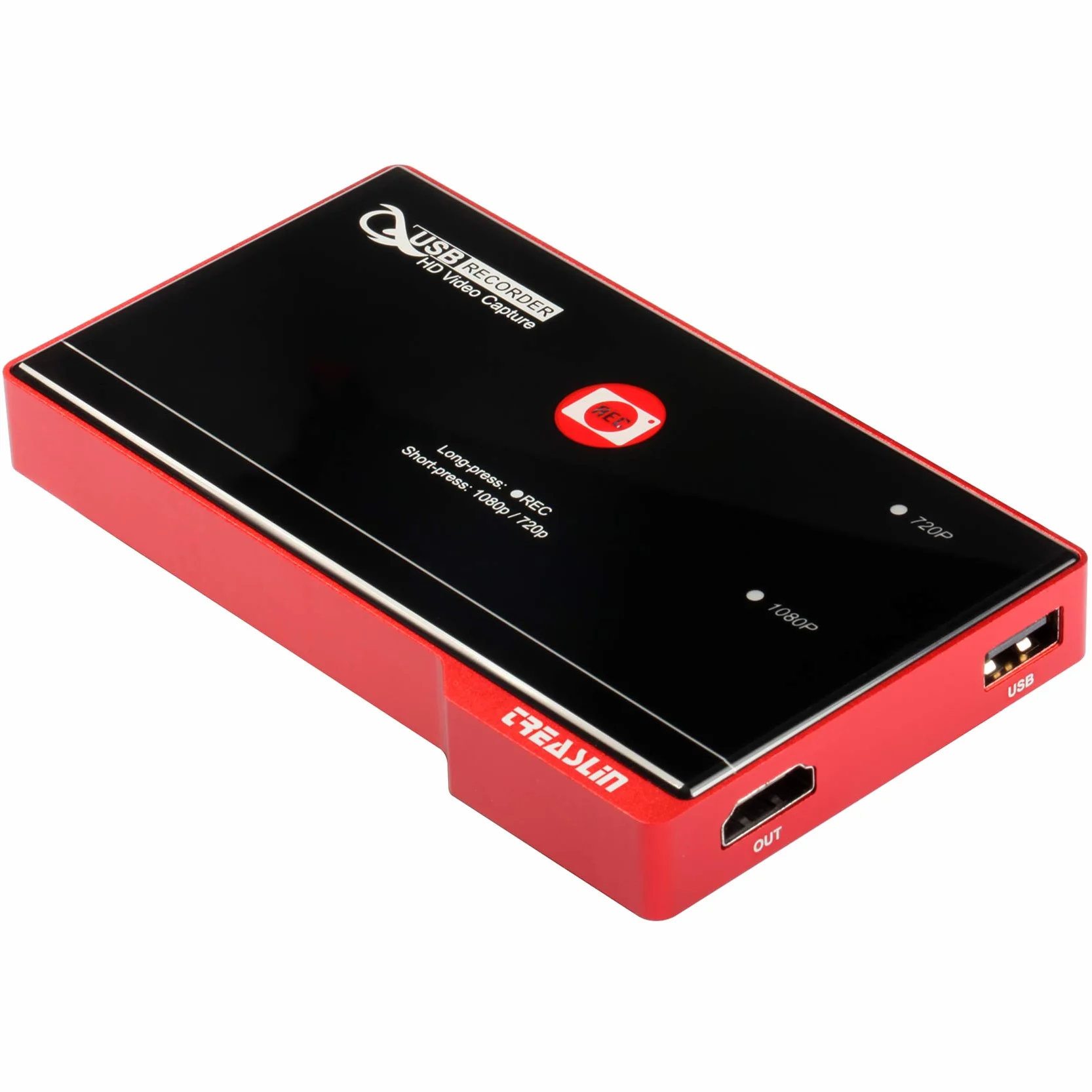 TreasLin Tarjeta de Captura de Juegos sin PC, grabadora de Pantalla, USB3.0 HDMI 1080P 30fps Dispositivo de Captura de vídeo, grabación con un Solo Clic, Compatible con Xbox One PS4 Nintendo Switch