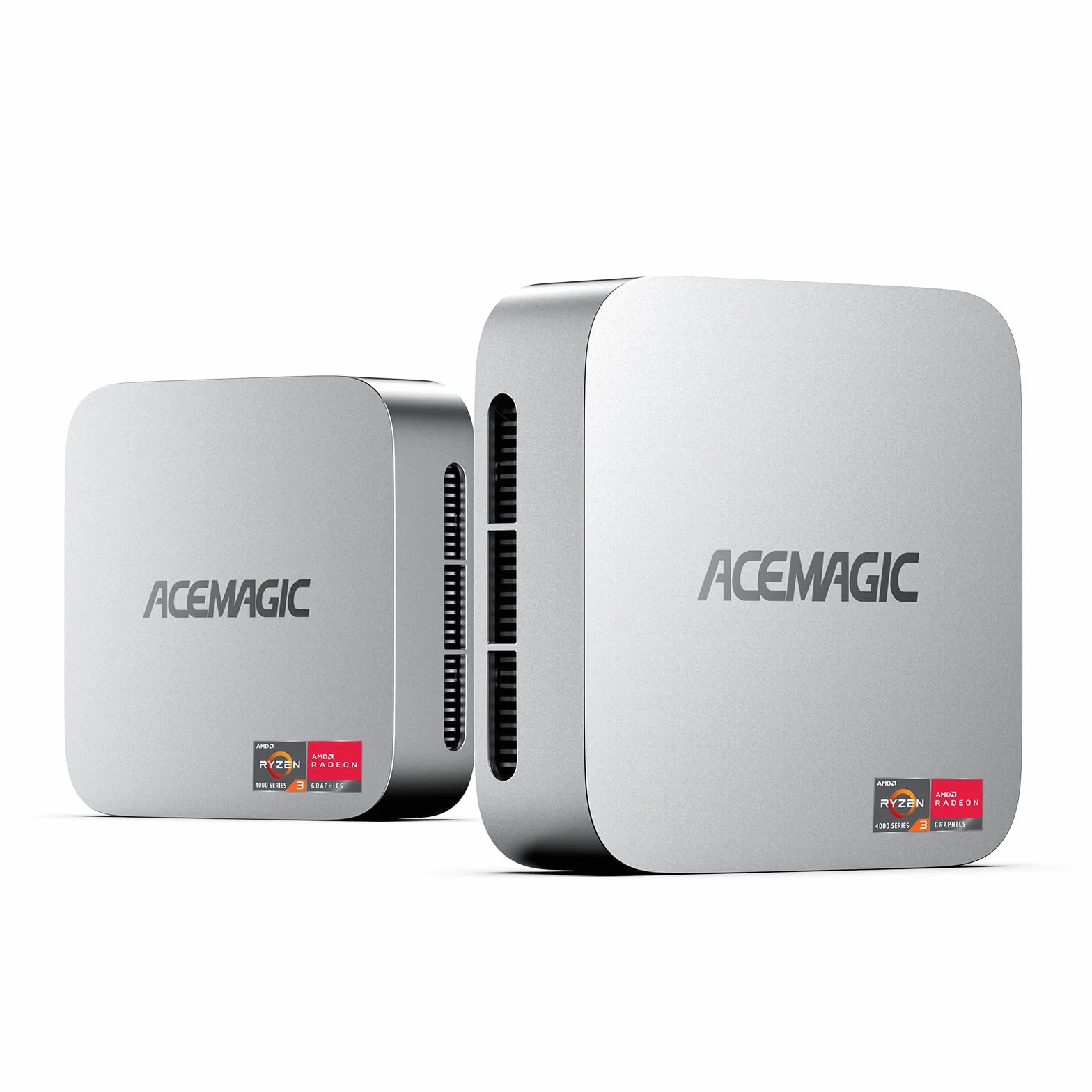 ACEMAGICIAN Kron Mini K1 Mini PC, AMD Ryzen R2544, Windows 11 Pro Mini PC(4C/8T,3.7 GHz), 8GB DDR4 256GB M.2 SSD, Mini Ordenador De Sobremesa para Negocios Oficina en Casa