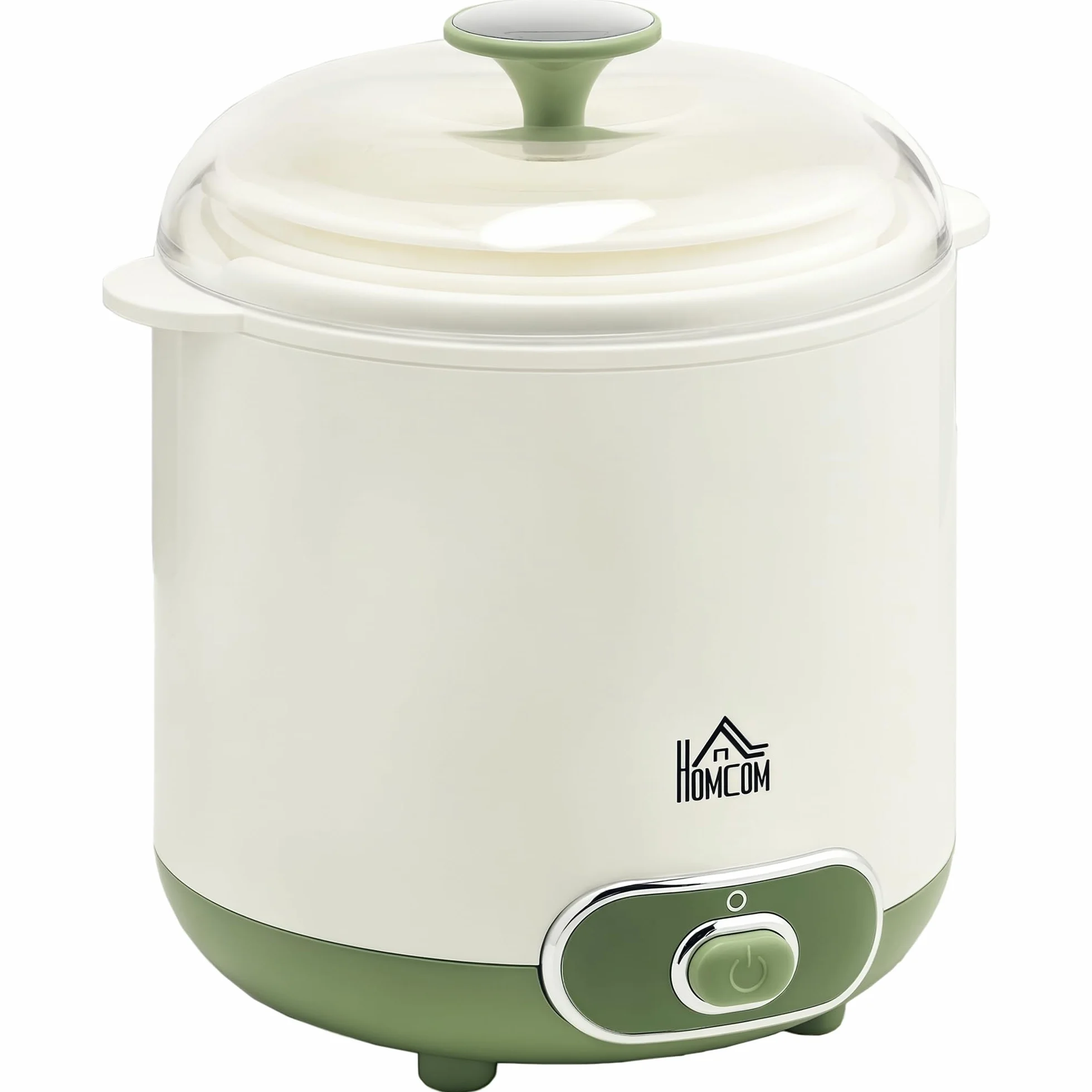 HOMCOM Yogurtera 20W 1,5L Máquina de Yogur Sin BPA Blanco