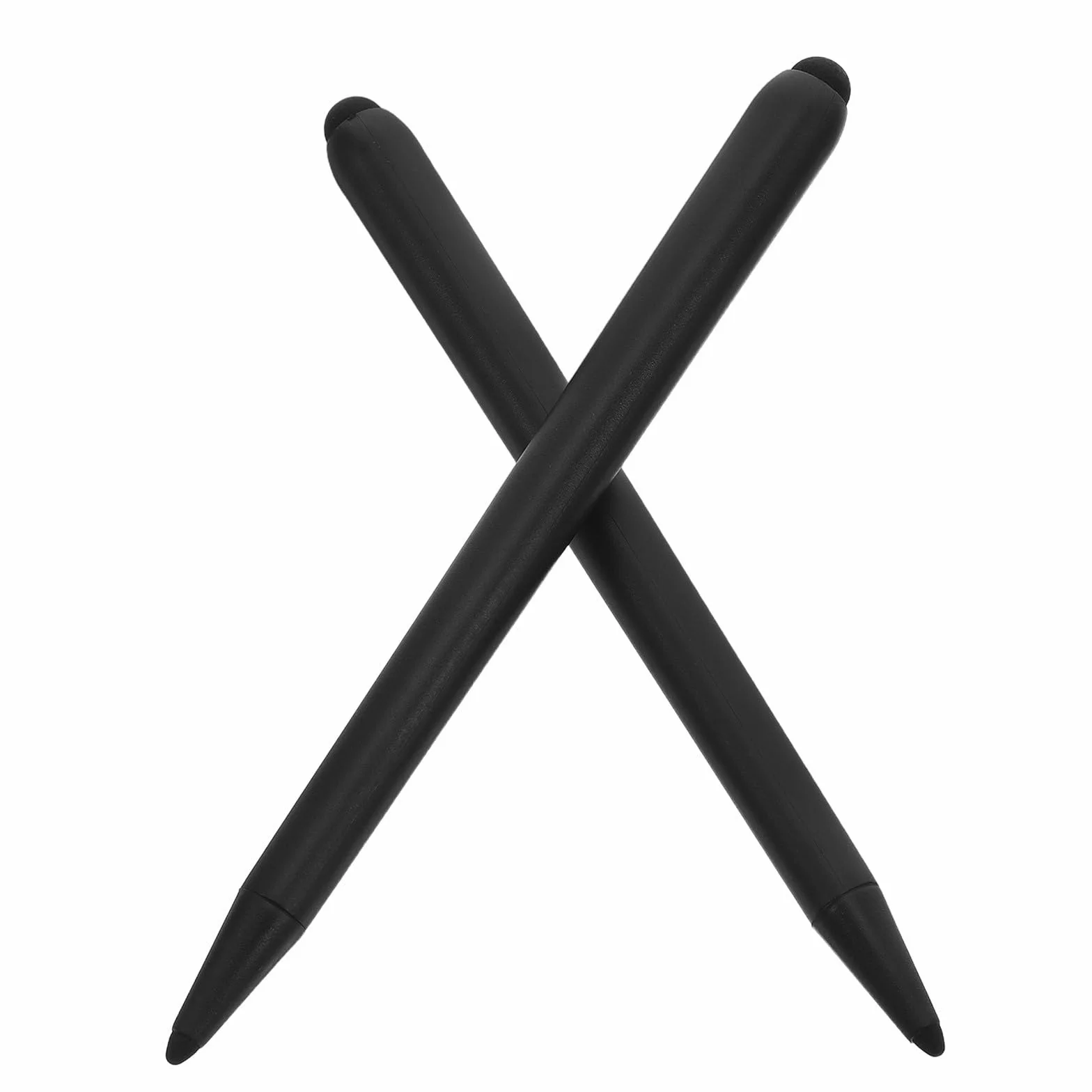 Lápiz Óptico para Pantalla de Enseñanza 2 Piezas Abs Negro | Diseño de Doble Punta, Uso Portátil, para Máquina Uno y Reuniones de Trabajo