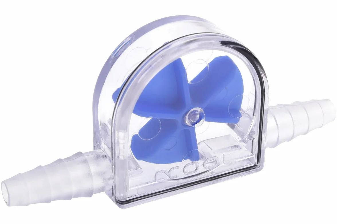 Alphacool 17356 Eisfluegel Indicador de Flujo Azul 6-11mm - Plexi Refrigeración por Agua Controladores