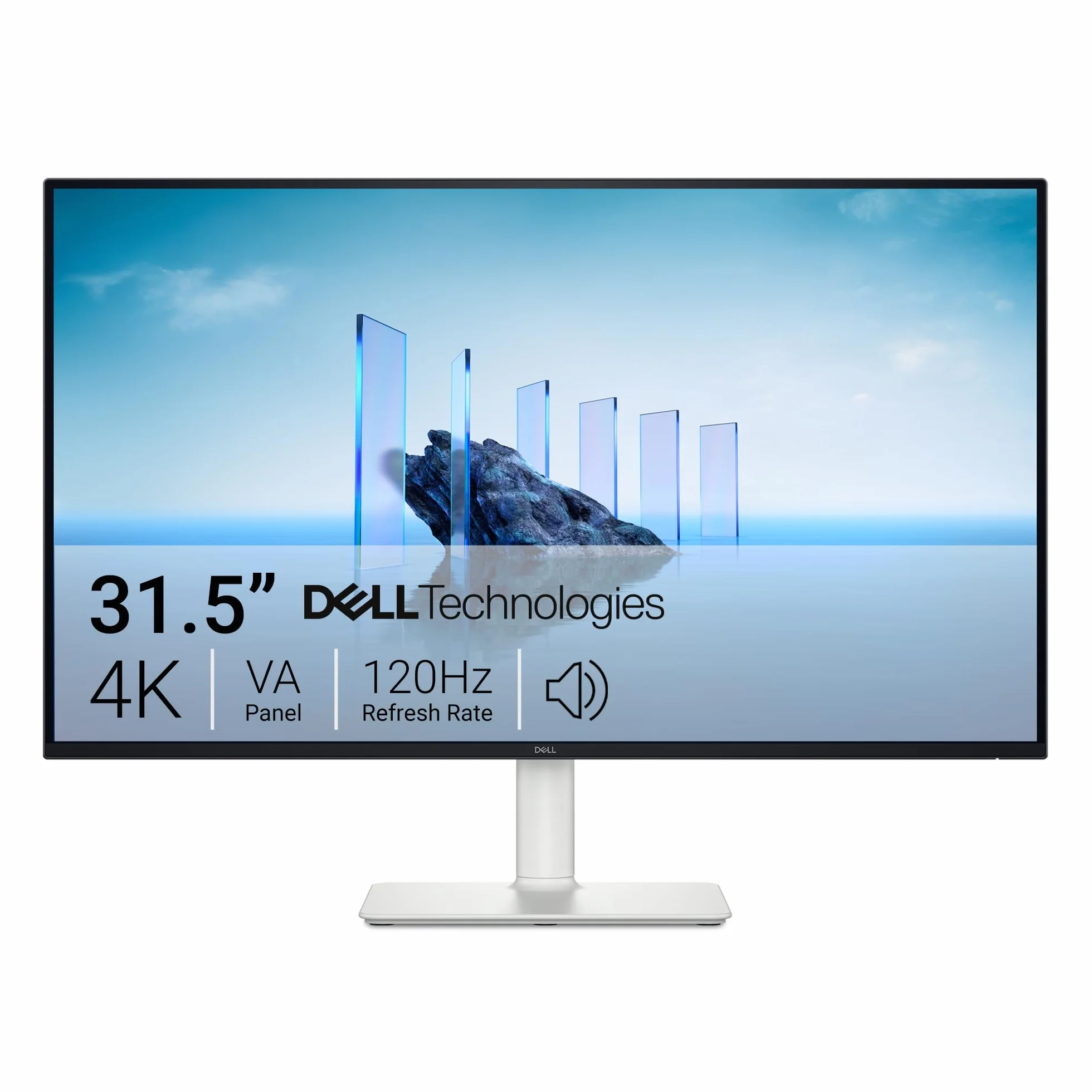 DELL 32 Plus Monitor - S3225QS, 4K UHD (3840x2160), 120Hz, VA, 4ms, AMD FreeSync Premium, 95% DCI-P3, HDR10, Ajuste de Altura, Altavoces Integrados, DisplayPort, 2 HDMI,