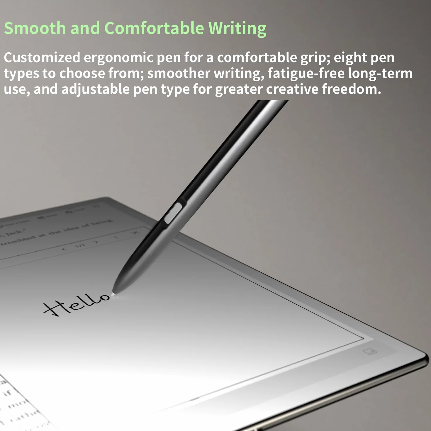 iFLYTEK AINOTE 2 Smart E-Ink Tablet de 10,65 pulgadas | Bloc de notas digital ultrafino para profesionales | Transcripción de IA, traducción y resumen de reuniones | <20 ms de latencia de escritura