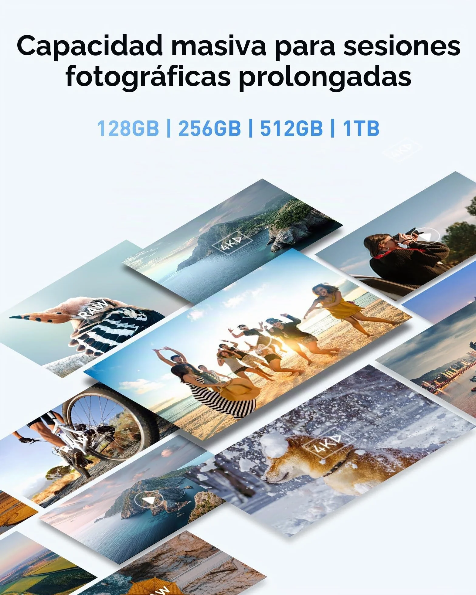 Lexar Tarjeta SD Profesional 1066x de 128 GB, SDXC UHS-I hasta 160 MB/s de Lectura, 120 MB/s de Escritura, V30/U3/C10 para Cámaras DSLR y Videocámaras HD