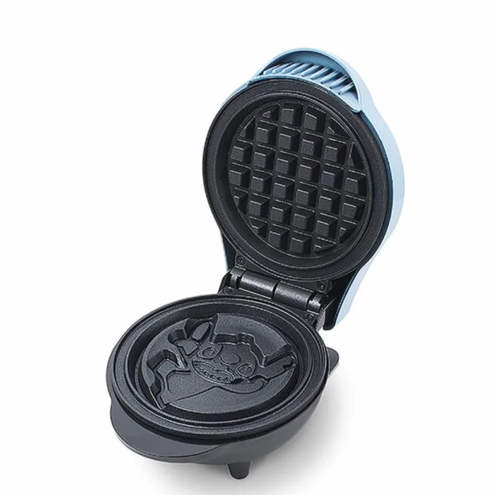 Mini Gofrera Stitch 17 cm, Plancha Eléctrica Disney Lilo & Stitch con Placas Antiadherentes, 600W, Indicador LED, Producto Oficial – Select Brands