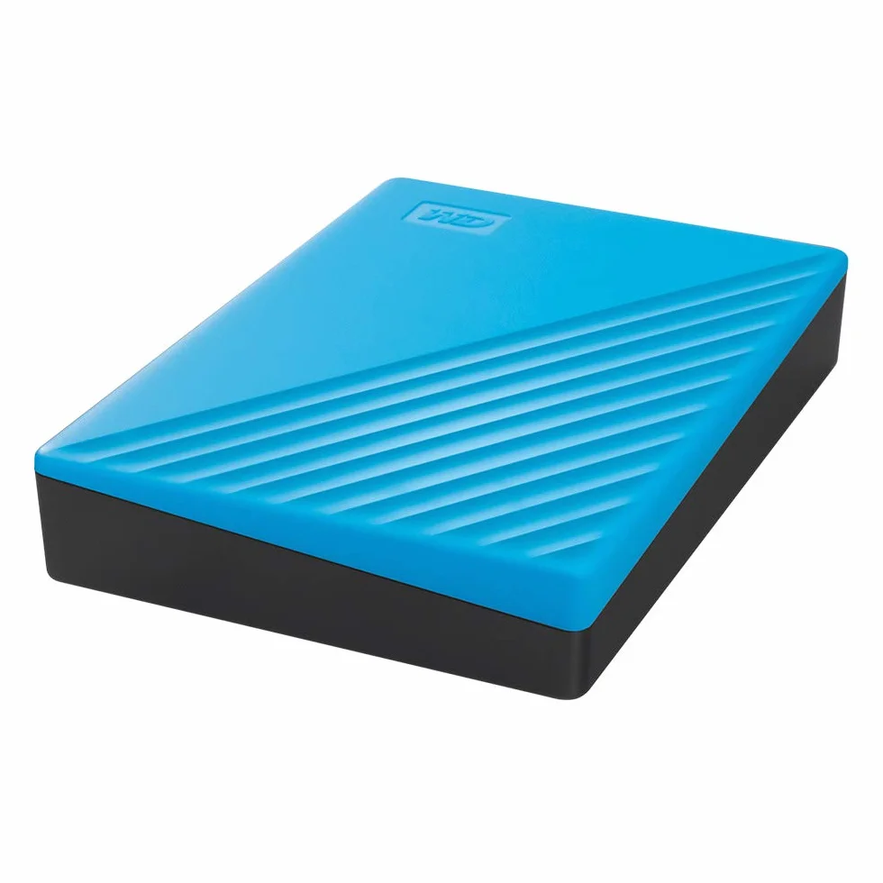 WD 4TB My Passport Disco Duro Externo Portátil, USB 3.2 Gen 1/USB 3.0, Copia de seguridad y protección con contraseña, Formateado para Windows, ChromeOS y MacOS, Azul