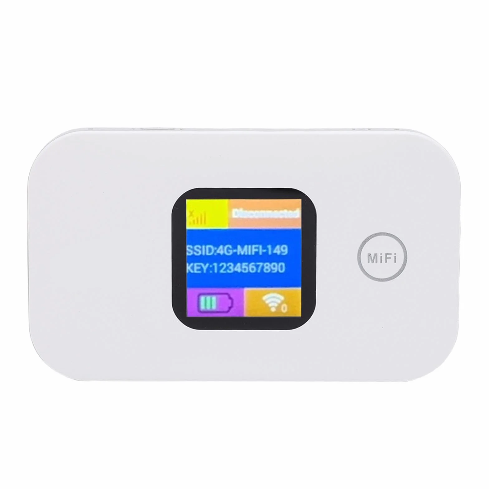 VBESTLIFE WiFi Móvil Portátil, 4G 5G Alta Velocidad 300Mbps LTE Internet Hotspot Device, Admite hasta 10 Usuarios, Tarjeta SIM, para Acampar de Trave