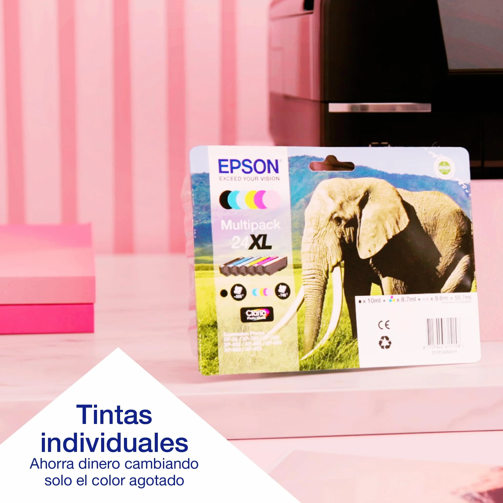 Epson Impresora de inyección de Tinta multifunción Expression Photo XP-65 A4 con conectividad inalámbrica