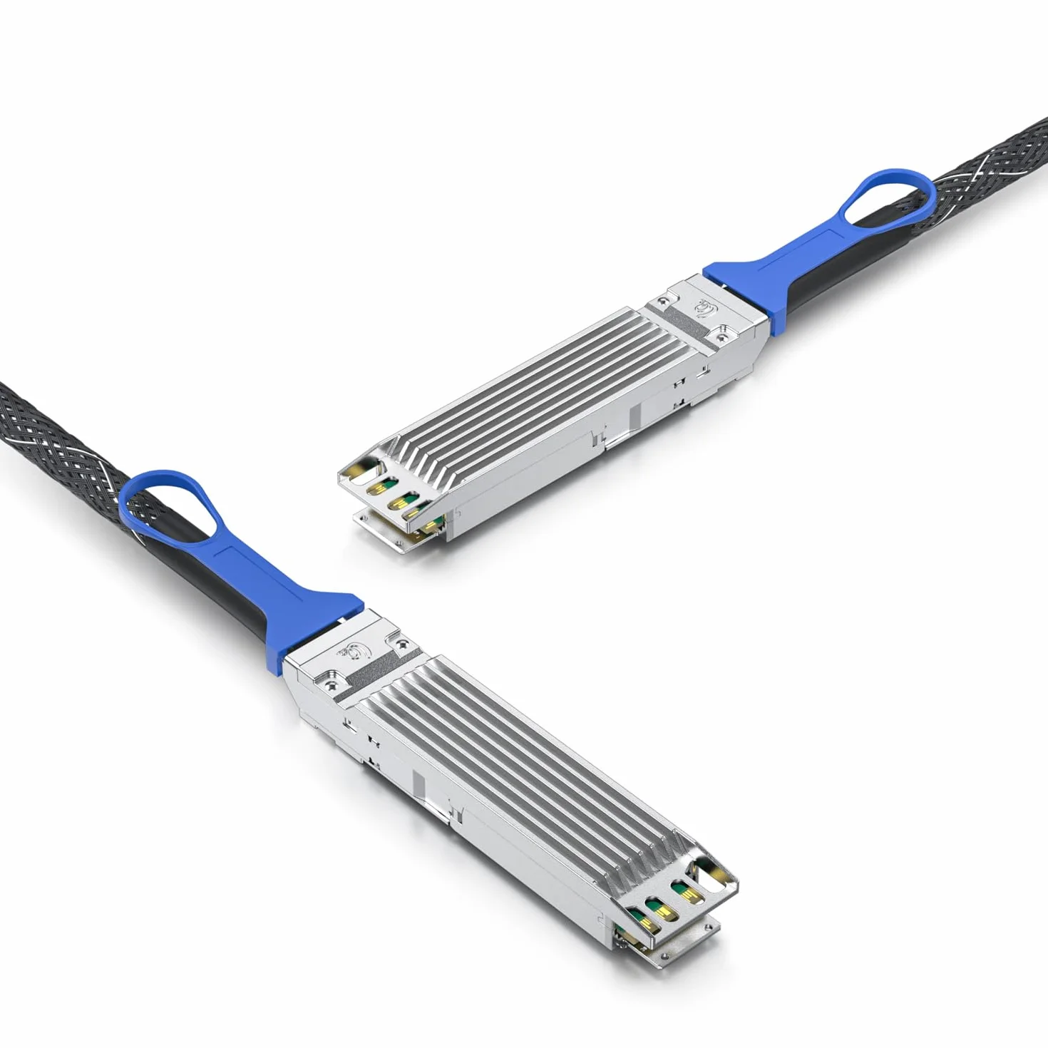 800 Gb/s OSFP DAC compatible con NVIDIA MCP4Y10-N002, 8 canales OSFP Fin-top a 800G Fin-top cable, NDR Infiniband y soluciones Ethernet