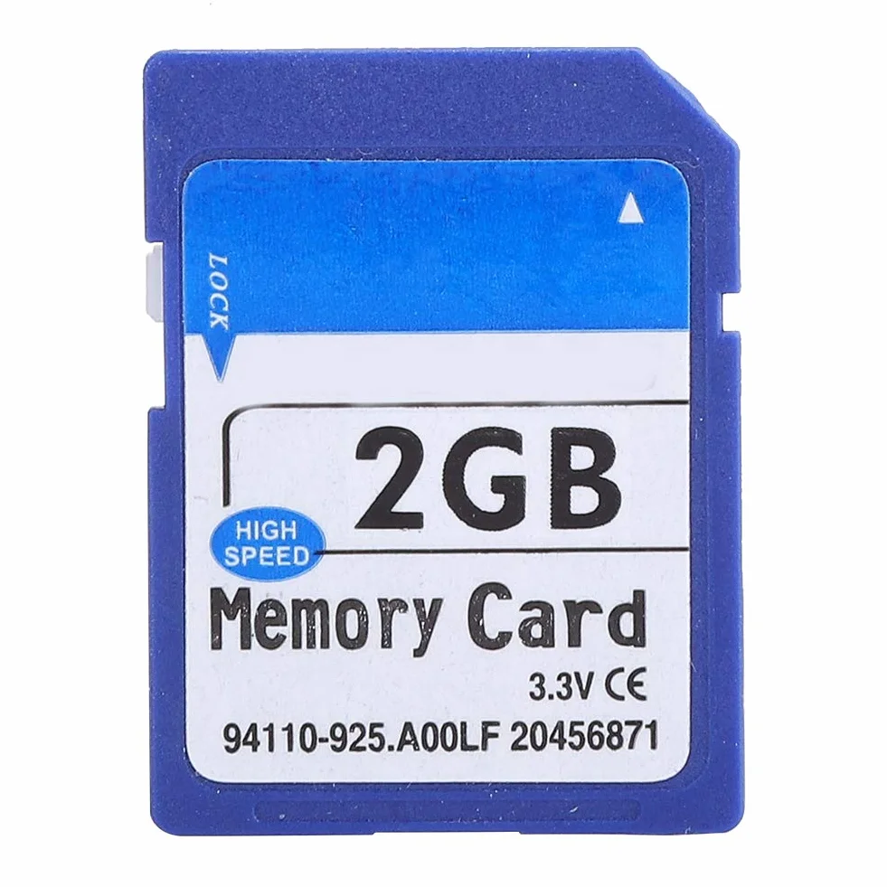ASHATA Tarjeta de Memoria 1G / 2G / 8G / 16G / 32G / 64G, Tarjeta de Memoria Universal de Alta Velocidad para MP3, MP4, cámara, SLR, para PSP, Altavoz de Tarjeta de Enchufe, Altavoz, etc.(2GB)