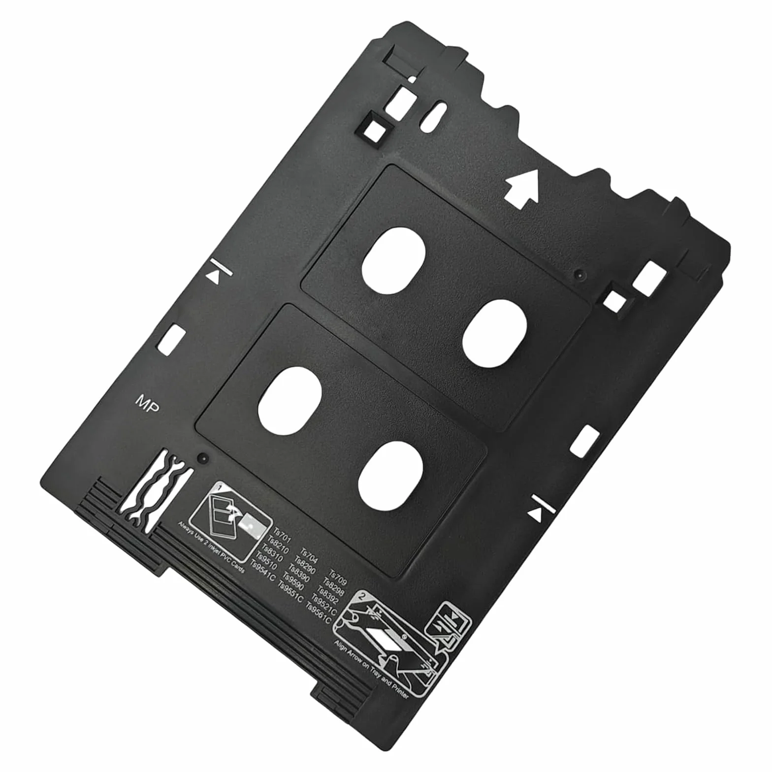 Bandeja para tarjetas de identificación de PVC de inyección de tinta compatible con impresoras Canon TS701 TS702 TS703 TS704 TS705 TS709 TS8220 TS8330 TS82xx, TS83xx,TS95xx Series impresoras