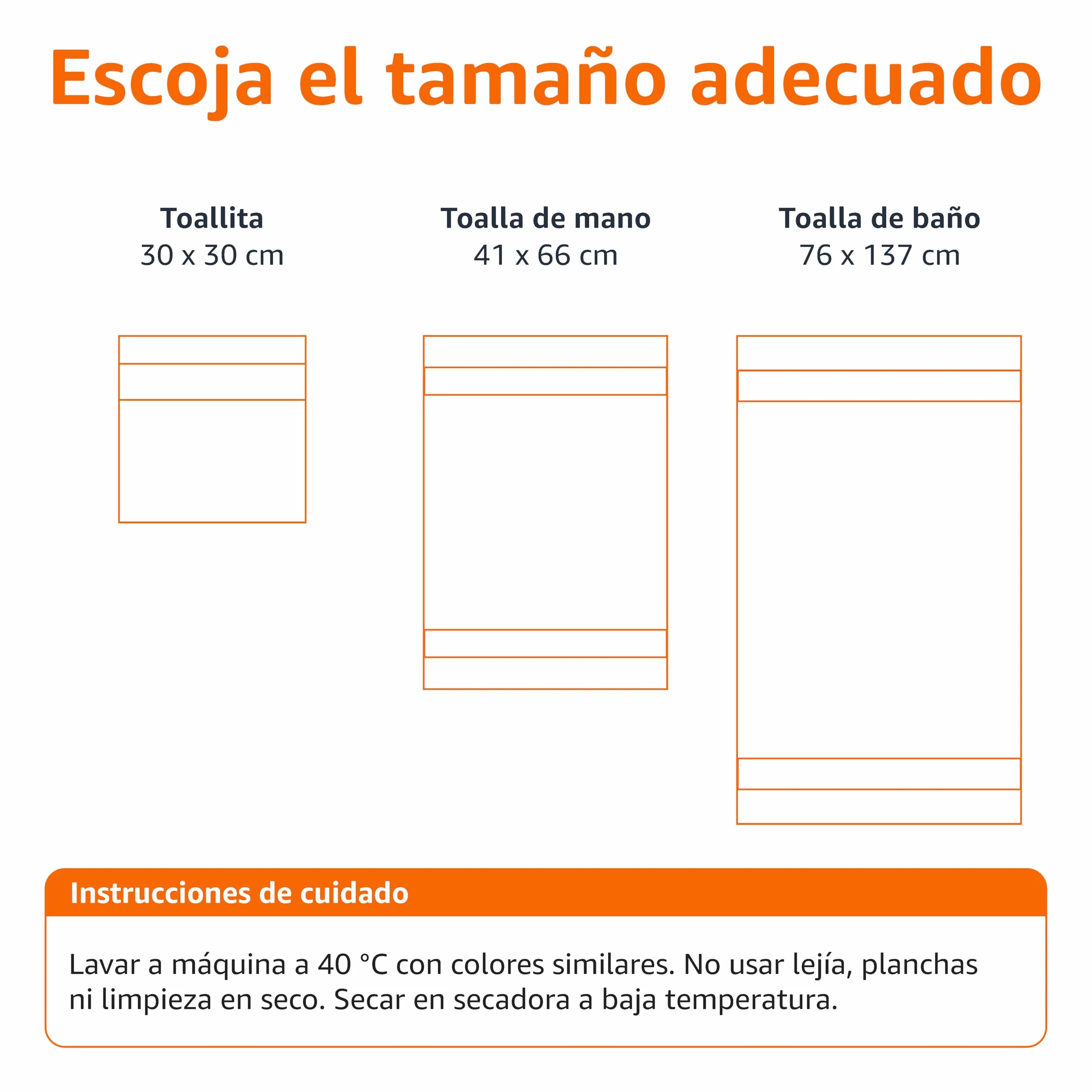 Amazon Basics Juego Toallas Baño 100% Algodón Orgánico 30x30 cm, Gris Pardo, Pack 12