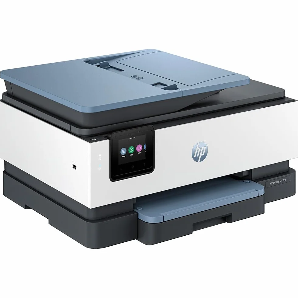 HP OfficeJet Pro 8135e 40Q47B, Impresora multifunción de inyección de Tinta A4 a Color, a Doble Cara automática, 20 ppm, Wi-Fi, Smart, 3 Meses de Tinta instantánea incluida, Gris