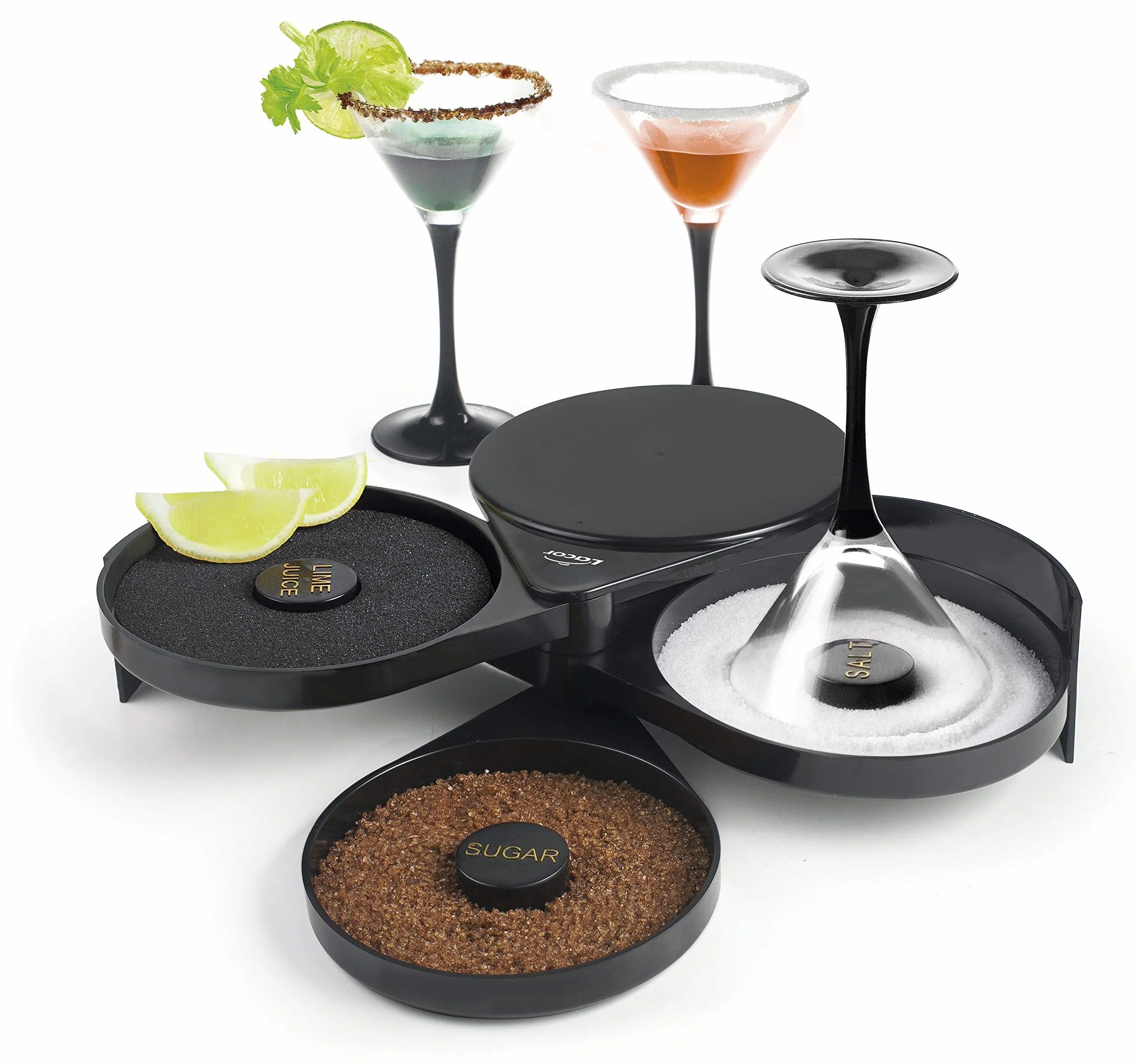 LACOR Ribeteador de Copas y Vasos Plegable, Accesorio para cóctel Libre de BPA, 20x16x7.5 cm, ABS