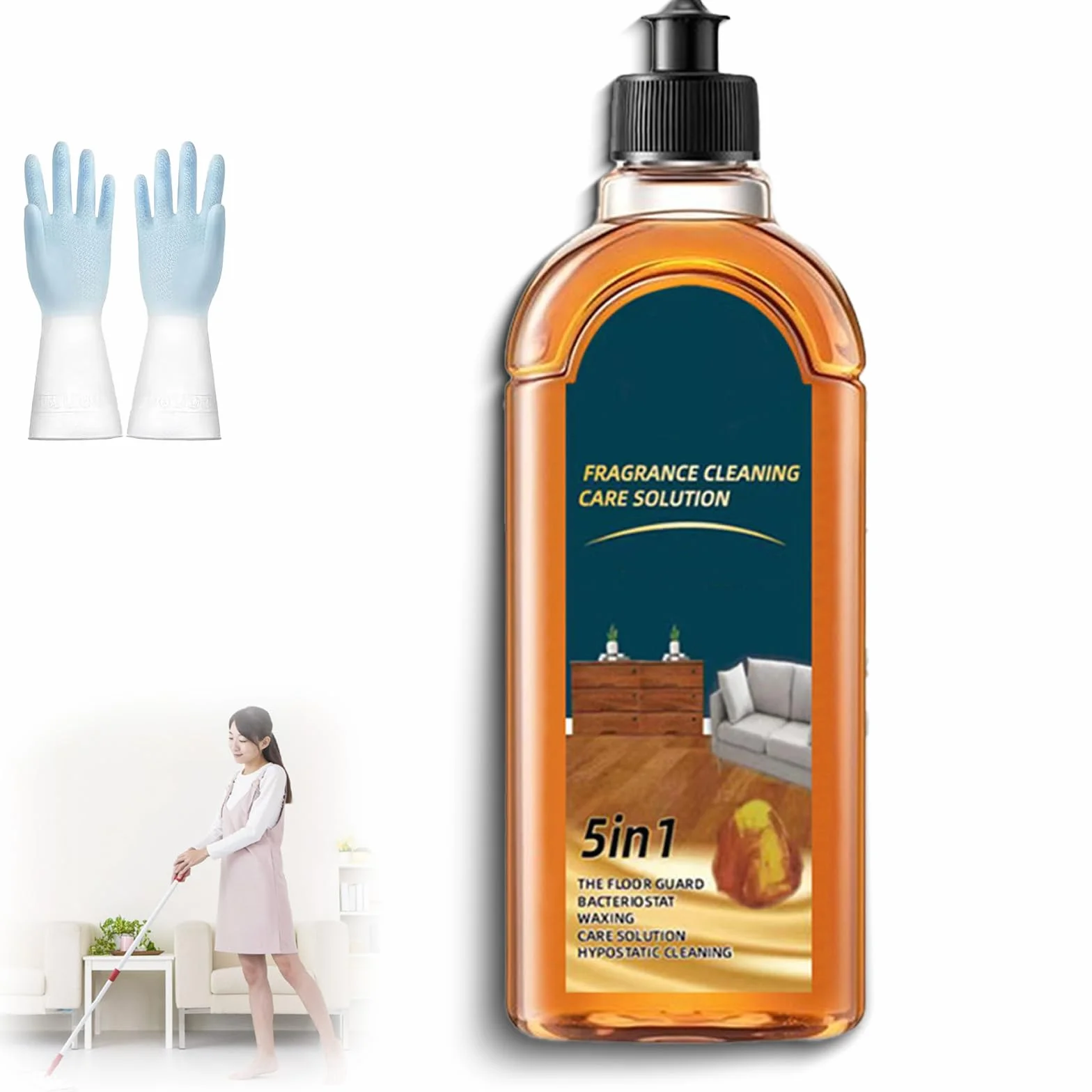 Genérico Munich Sunny Floor Cleaner, Spainho 5 in 1 Floor cleaner, 2025 New Hardwood Floor cleaner, Effortlessly Clean Your Flooring, Suitable for Hardwood and Tile Floors (1PCS)