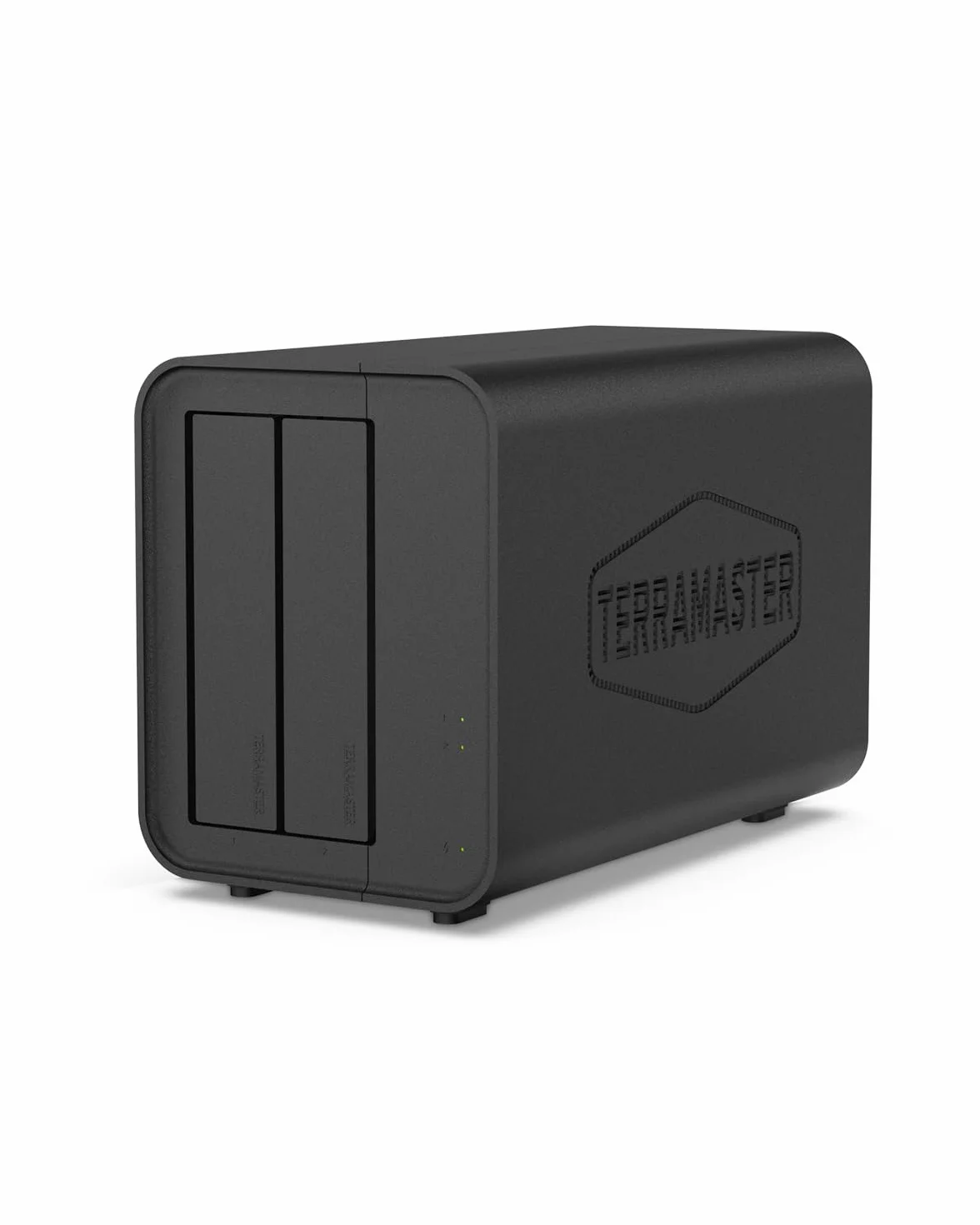 TERRAMASTER F2-212 2Bahías NAS - CPU de Cuatro Núcleos, RAM DDR4, Almacenamiento en Red Personal en la Nube Privada para el Hogar con Soluciones de Respaldo Diversas (sin Disco)