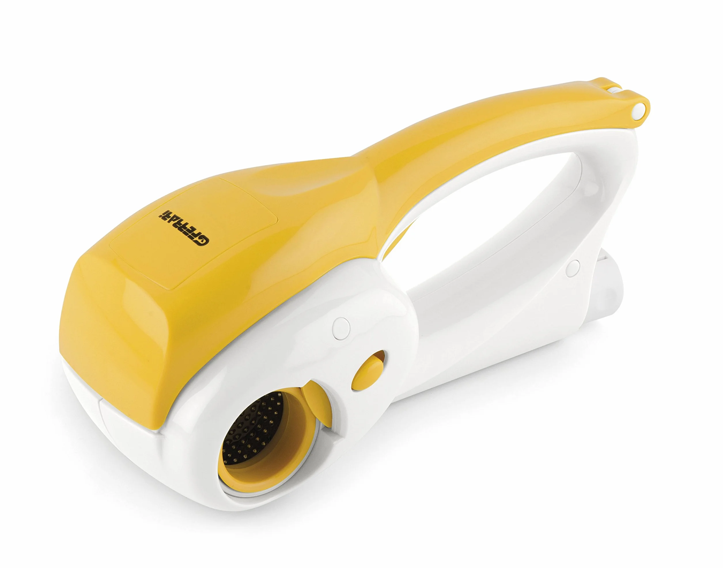 G3 Ferrari G20065 ''Parmino'' Rallador recargable, 12W, 2 rulos de Acero inoxidable, Blanco/Amarillo