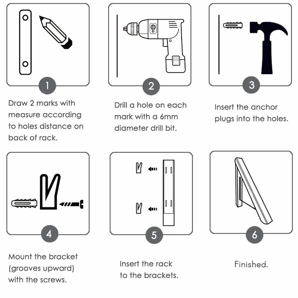 LIVEHITOP Perchero de Pared Plegable, Aluminio, Ahorrar Espacio para Sala, Baño, Oficina (Plata)