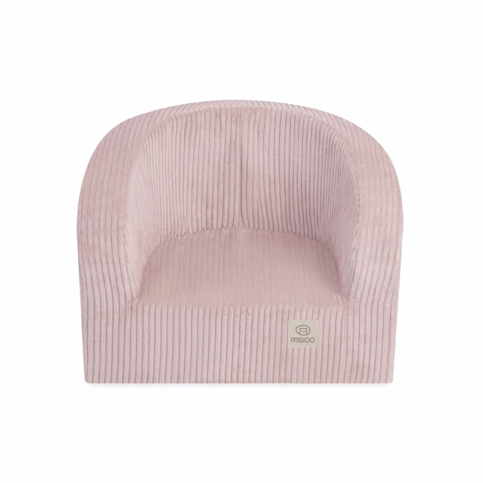 MISIOO Sillón infantil Corduroy 40 x 53 x 36 cm para niños a partir de 1 año