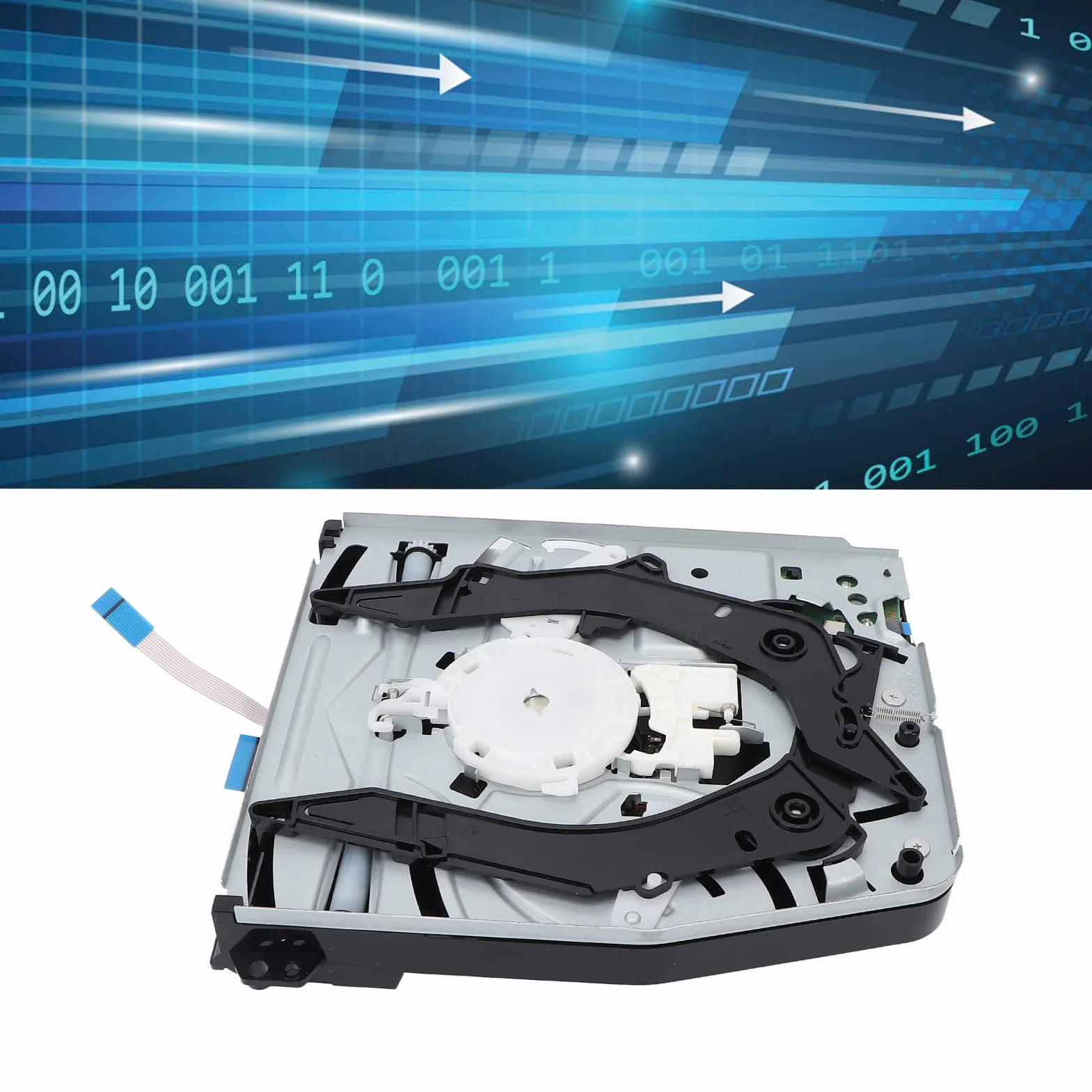 Unidad de Disco óptico, ABS+Metal Matrial Plug and Play Unidad de Repuesto para PS4 Pro Unidad Profesional para PS4 Pro CUH‑7015a CUH‑7015B CUH‑7000