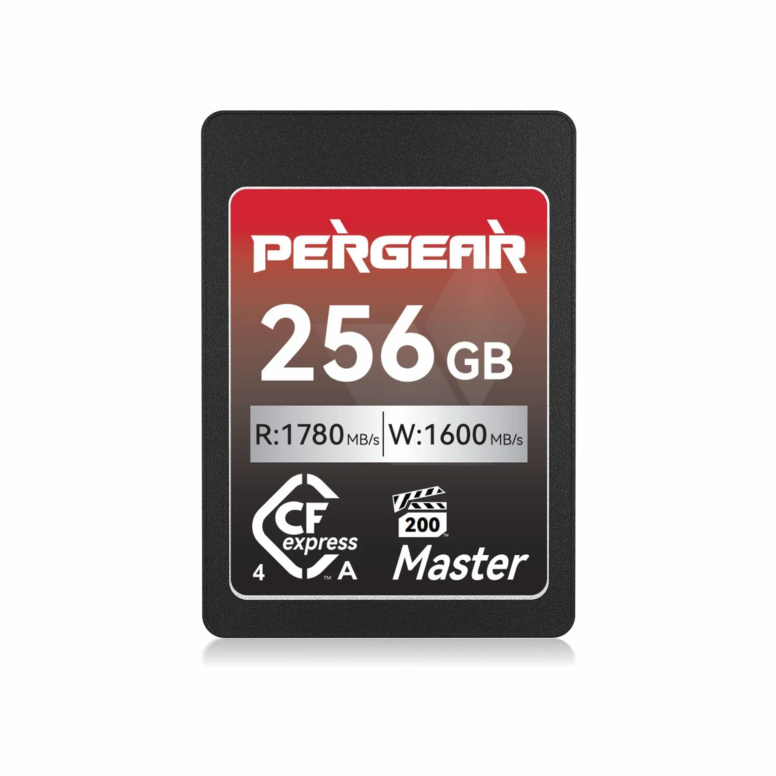 Pergear Tarjeta de memoria CFexpress 4.0 tipo A de 256 GB, velocidad de lectura de hasta 1780 MB/s y velocidad de escritura de 1600 MB/s para 4K 120P, 8K 30P (Master Series), compatible con cámaras